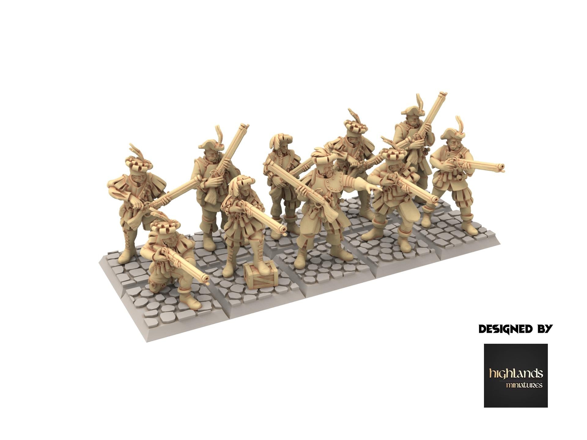 Imperial Fantasy - Harquebusier - V2 - Sunland - Highlands Miniatures