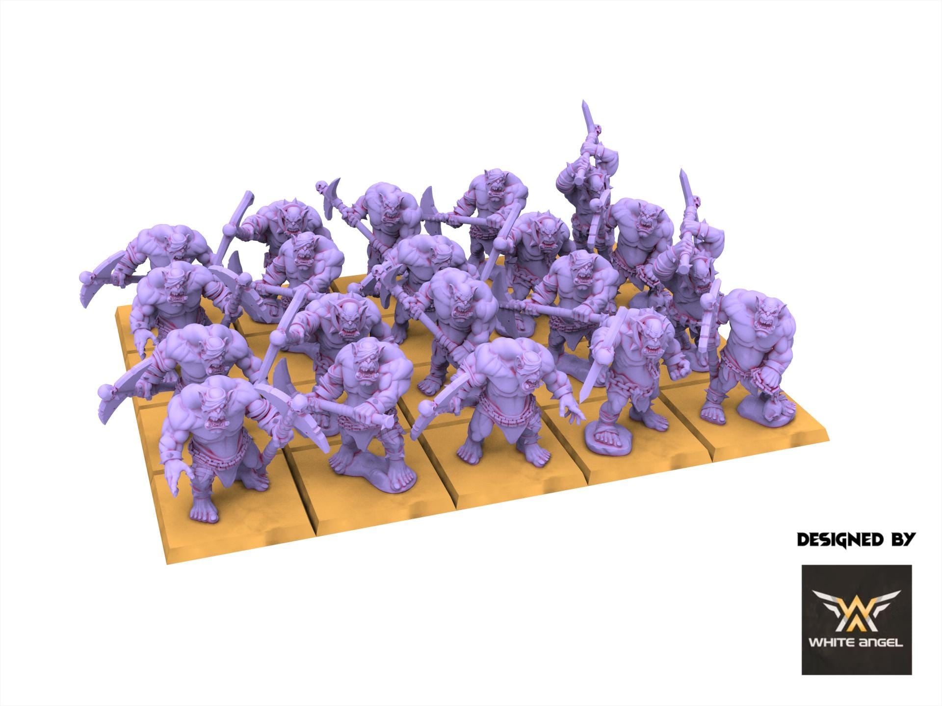 Chaos Dwarves - Infernal Orc Slave - Infernal Dwarves - White Angel Miniatures