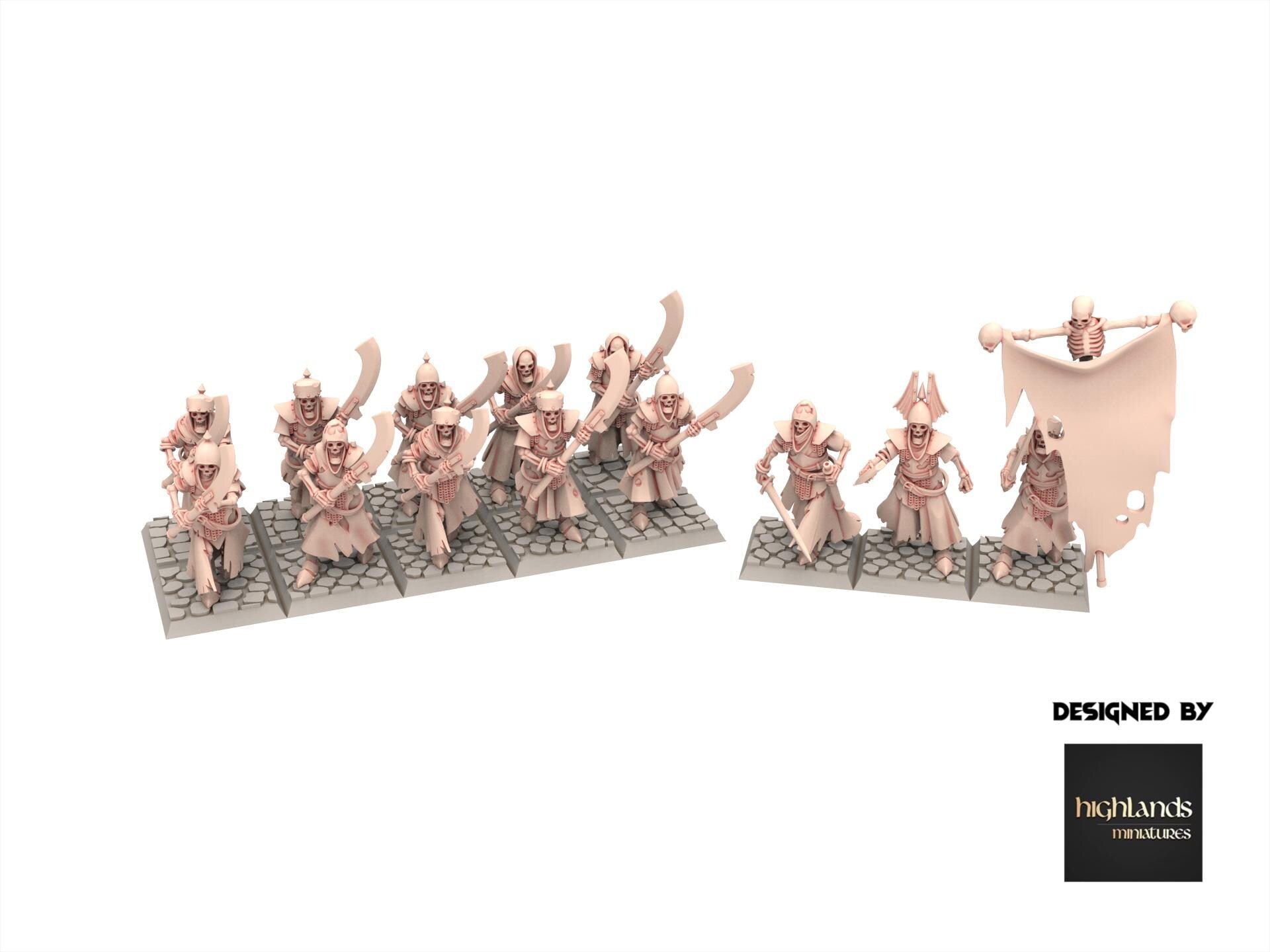Undead - Skeletal Guard V1 - Transilvanya - Highlands Miniatures