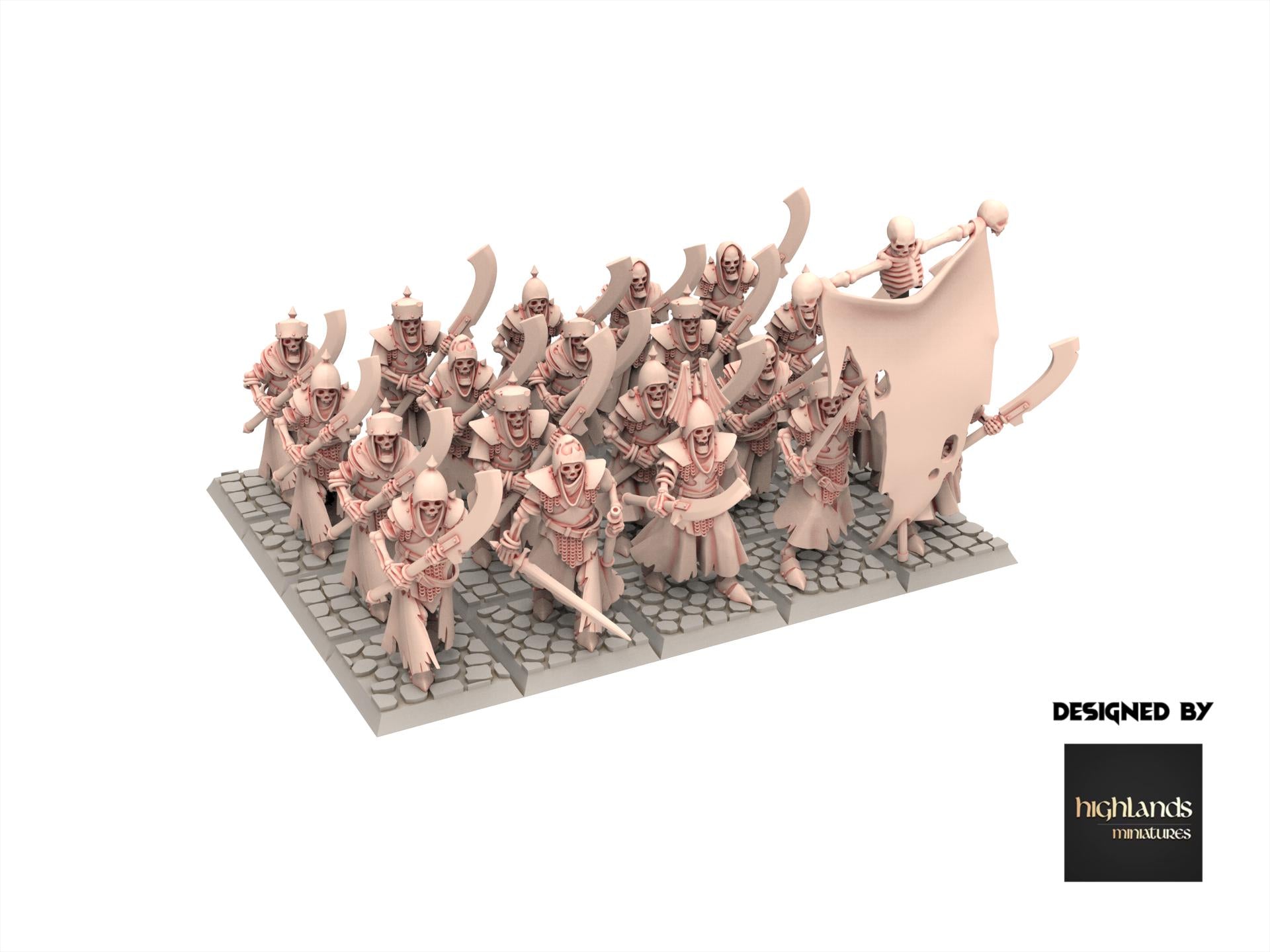 Undead - Skeletal Guard V1 - Transilvanya - Highlands Miniatures