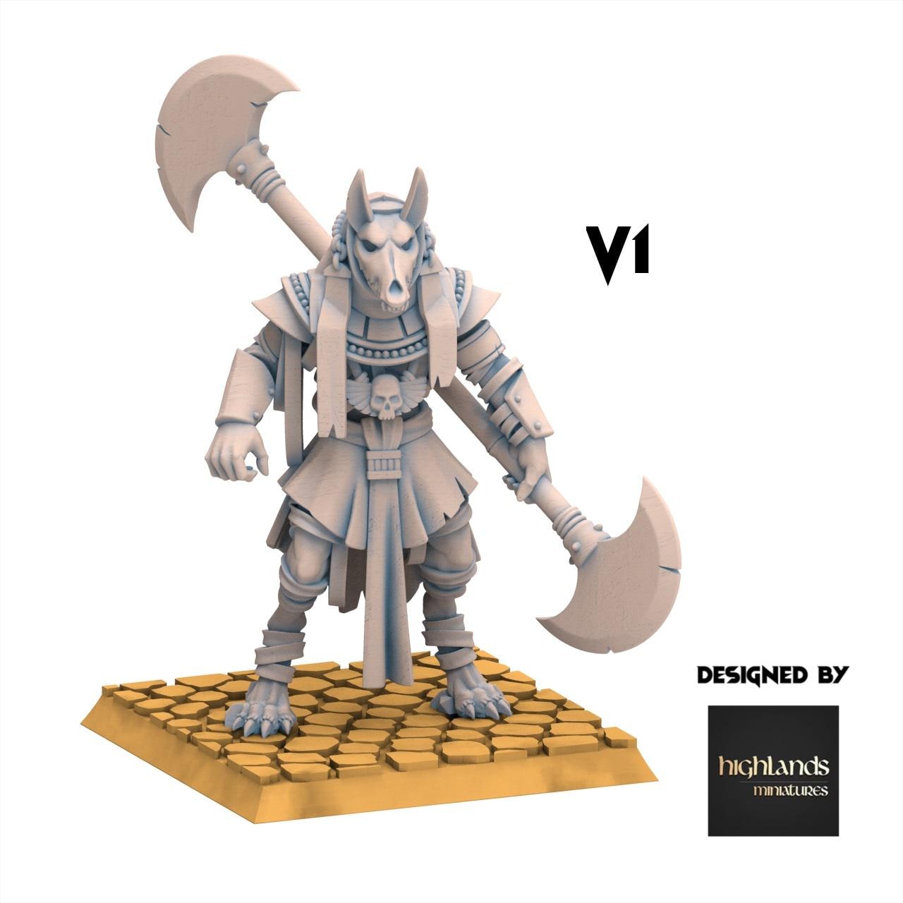 Eternal Dynasties - Anubis guard - Eternal Dynasties - Highlands Miniatures