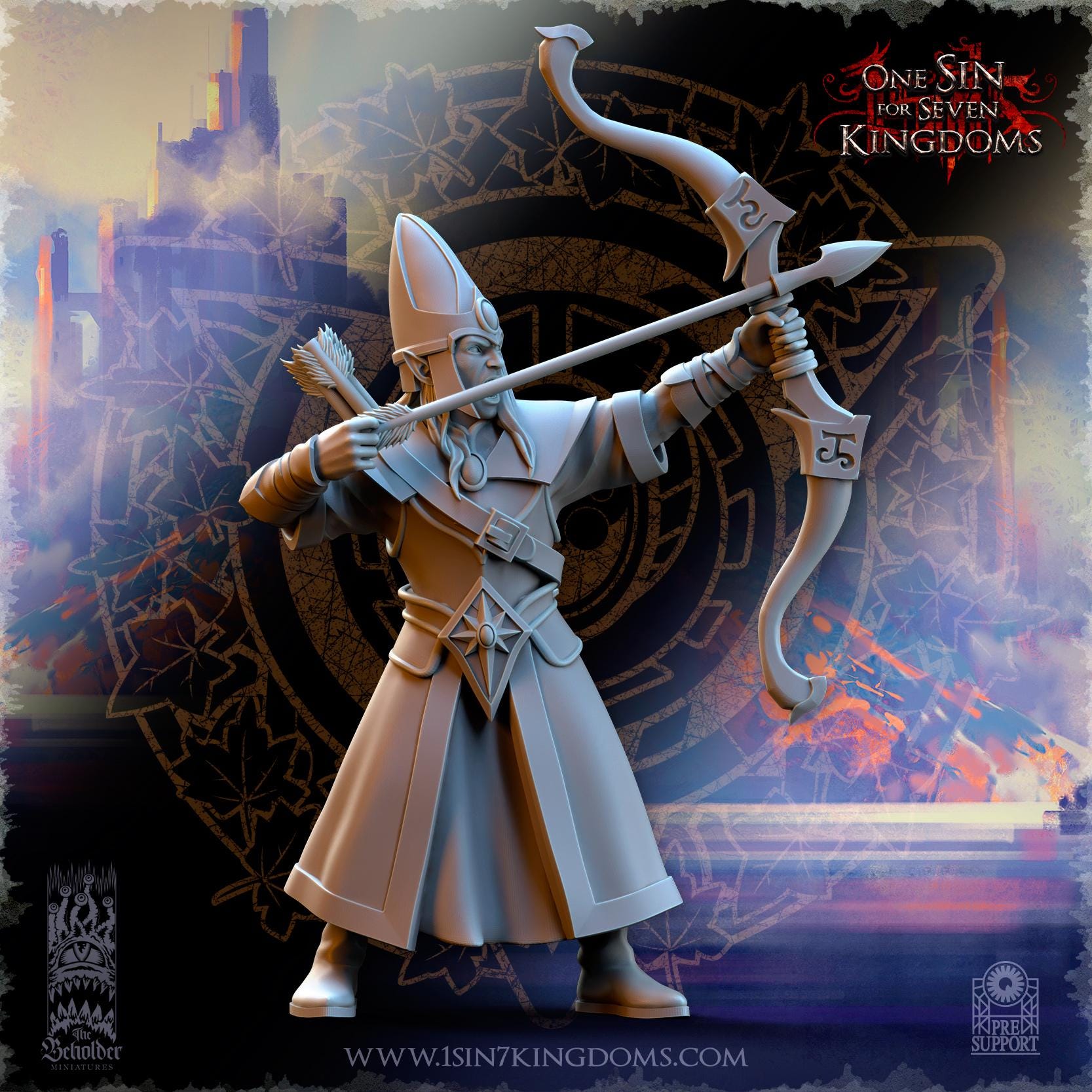 Hight Elves - Kingdom Militia - Silvermoor - The Beholder Miniatures