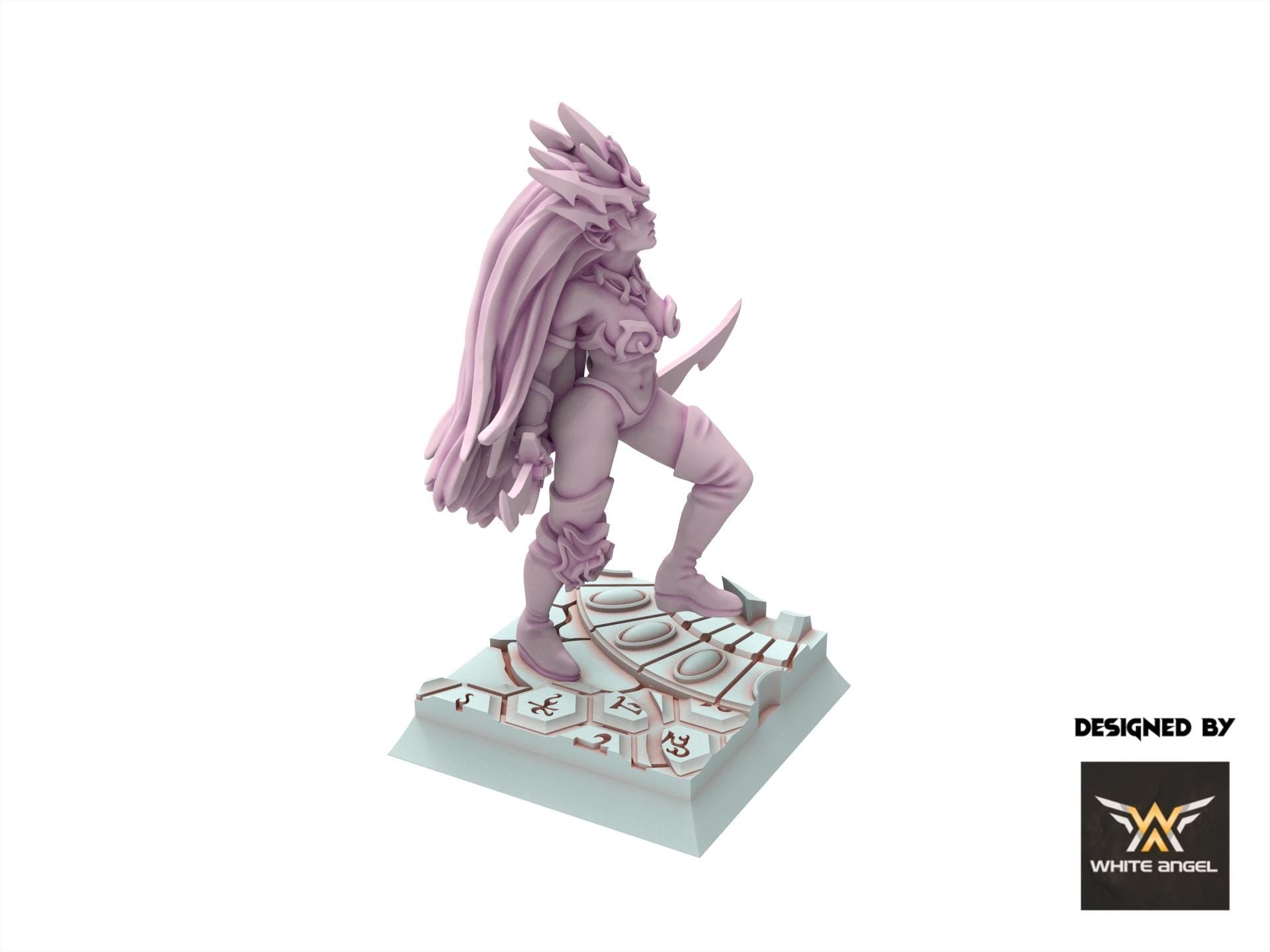 Dark Elves - Great Sister of Darkness - Slaves of Darkness - White Angel Miniatures