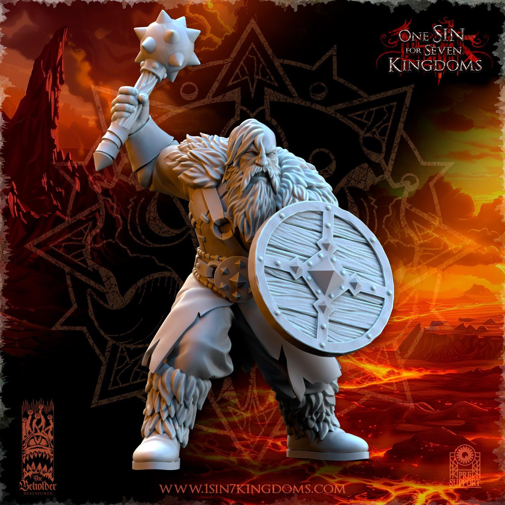 Fantasy Chaos - Northern Reavers - Realms of Mayhem - Beholder Miniature