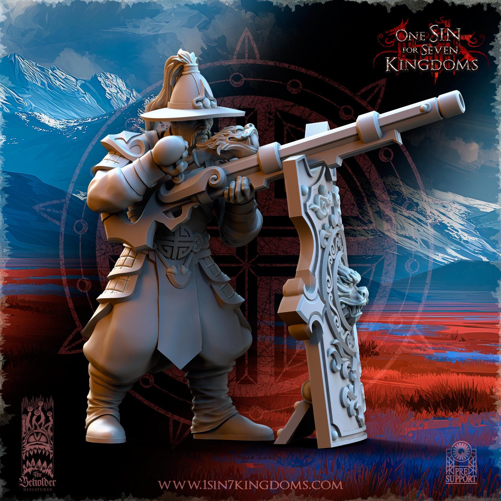 East Empire - Imperial Snipers - Astarii Dynasty - 28&32mm - The Beholder Miniatures