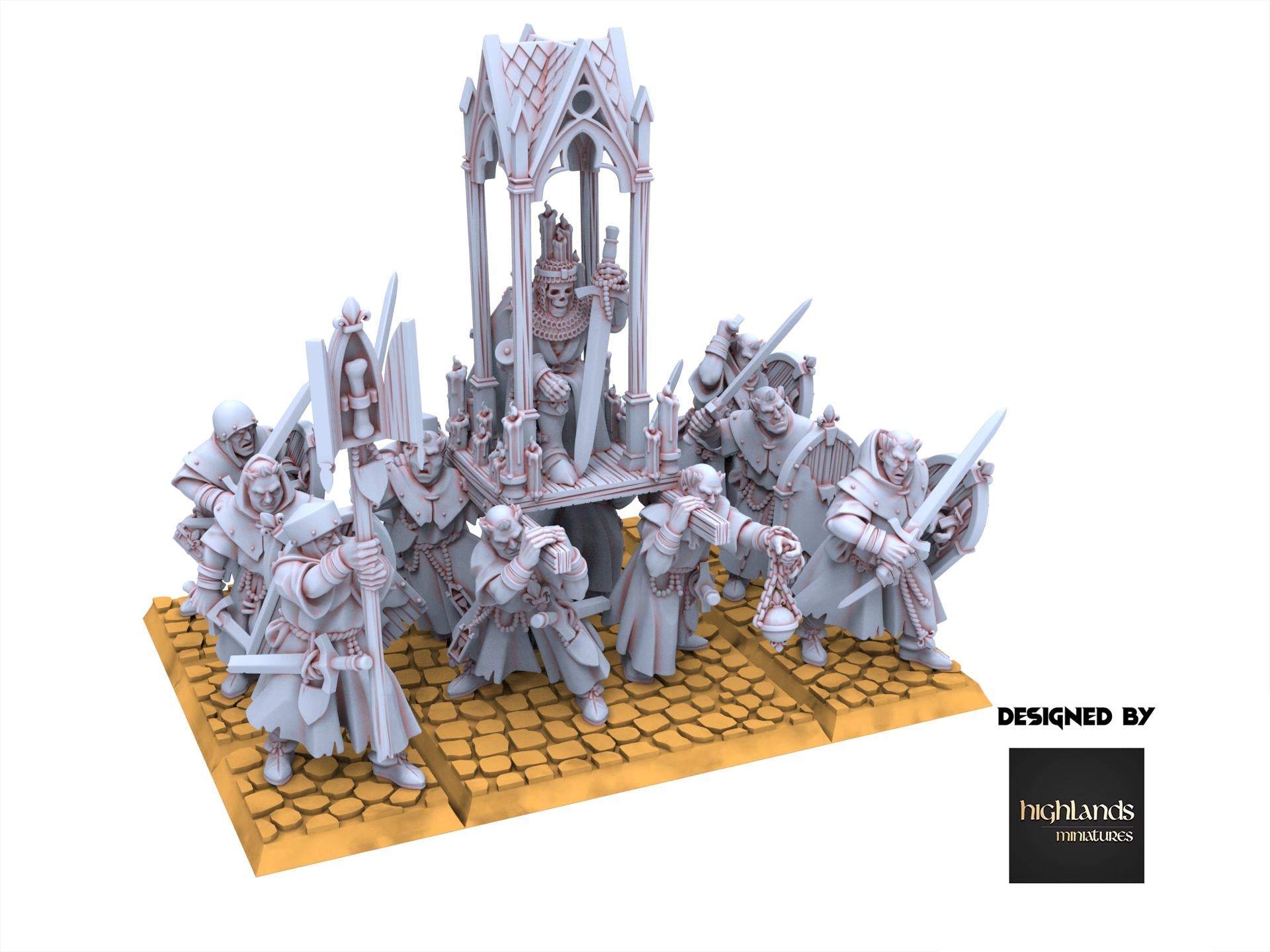Arthurian Knights - Pilgrims - Gallia - Highlands Miniatures