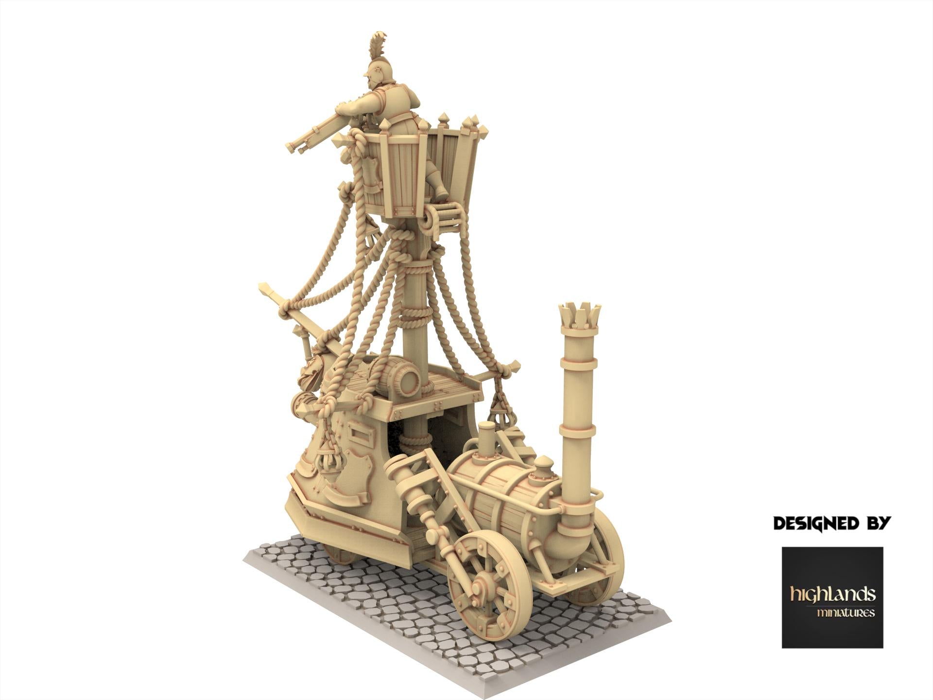 Imperial Fantasy - Ironclad Landship - Sunland - Highlands Miniatures