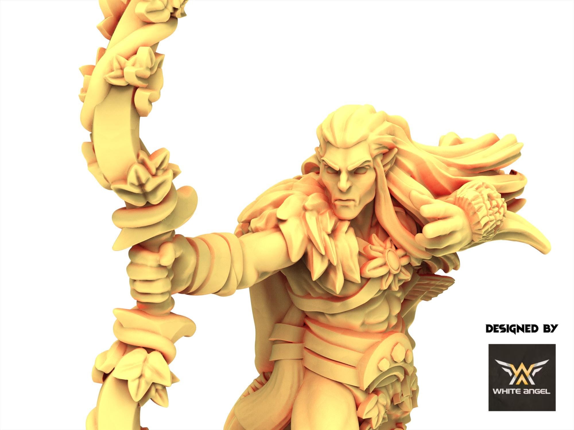 Sylvan Elves - Robin Wood - Forest Warrior - White Angel Miniatures