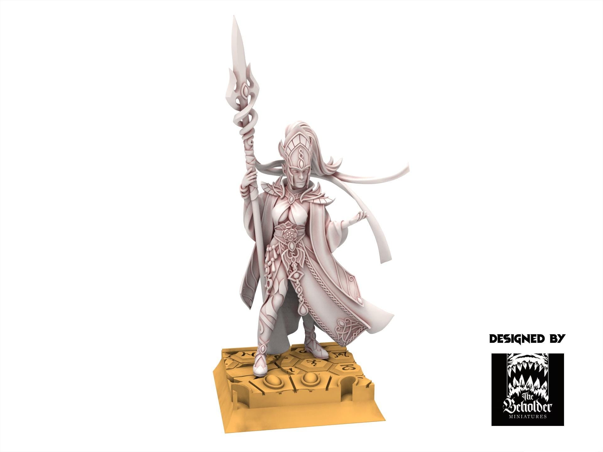 Hight Elves - Sephirya, Queen of the Moor - Silvermoor - The Beholder Miniatures