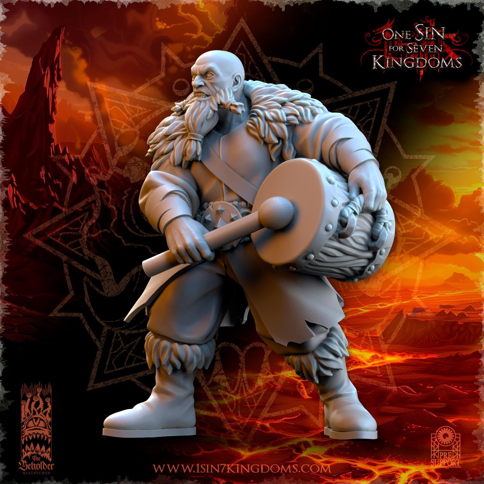 Fantasy Chaos - Northern Reavers - Realms of Mayhem - Beholder Miniature