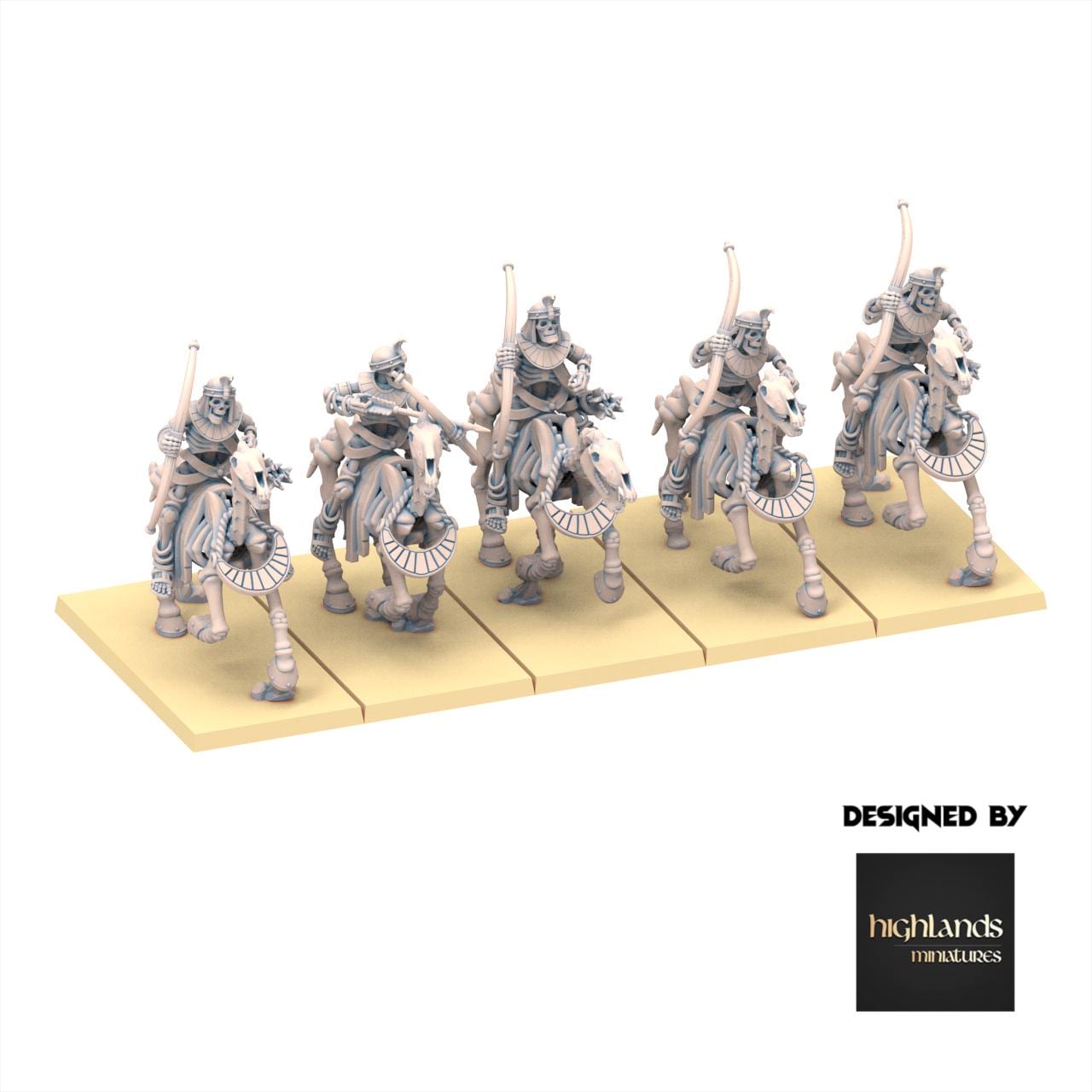 Eternal Dynasties - Ancient Skeletal Cavalry with Bows - Eternal Dynasties - Highlands Miniatures