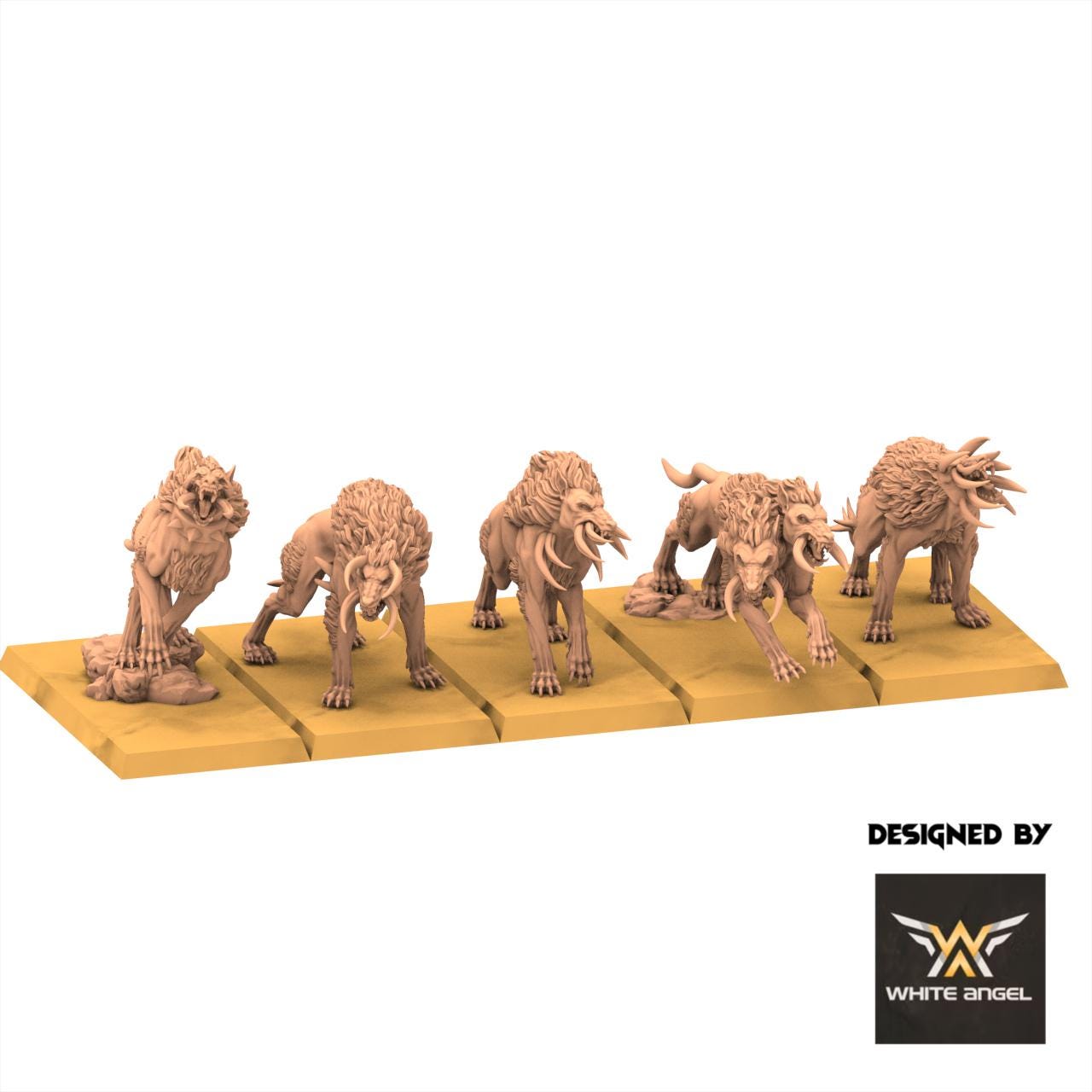 Beastmen - Wolf beast - White Angel Miniatures