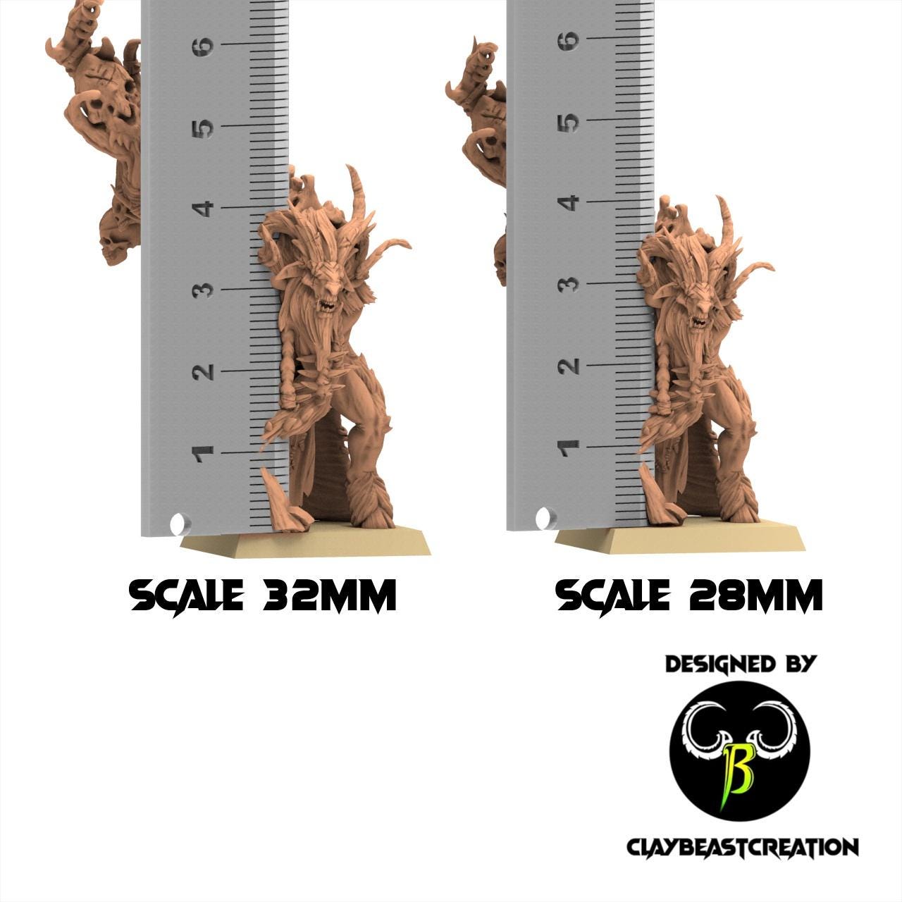 Beastmen - Bestial Prophet - Fallen Beast - ClayBeastCreation