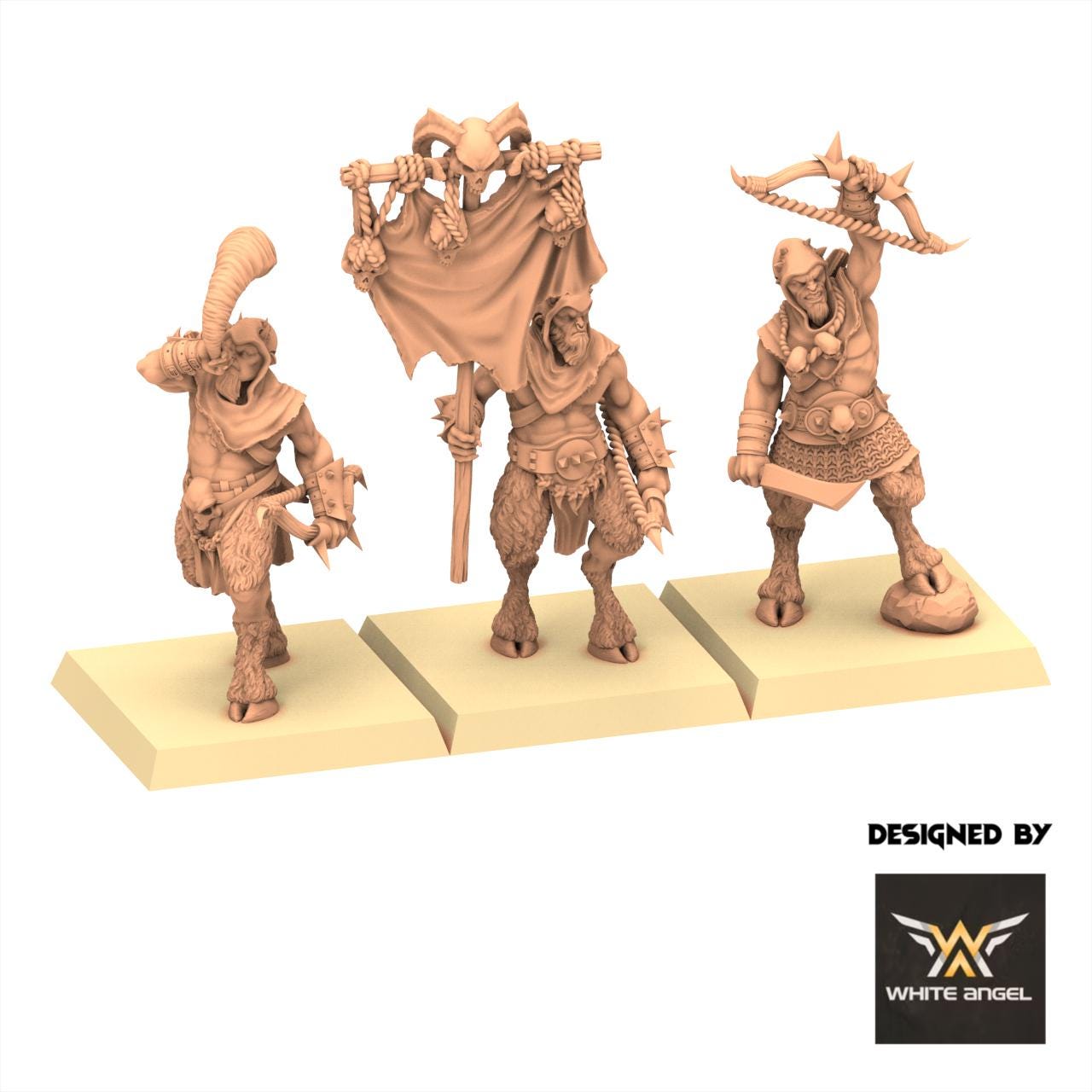 Beastmen - Beast Archers - White Angel Miniatures