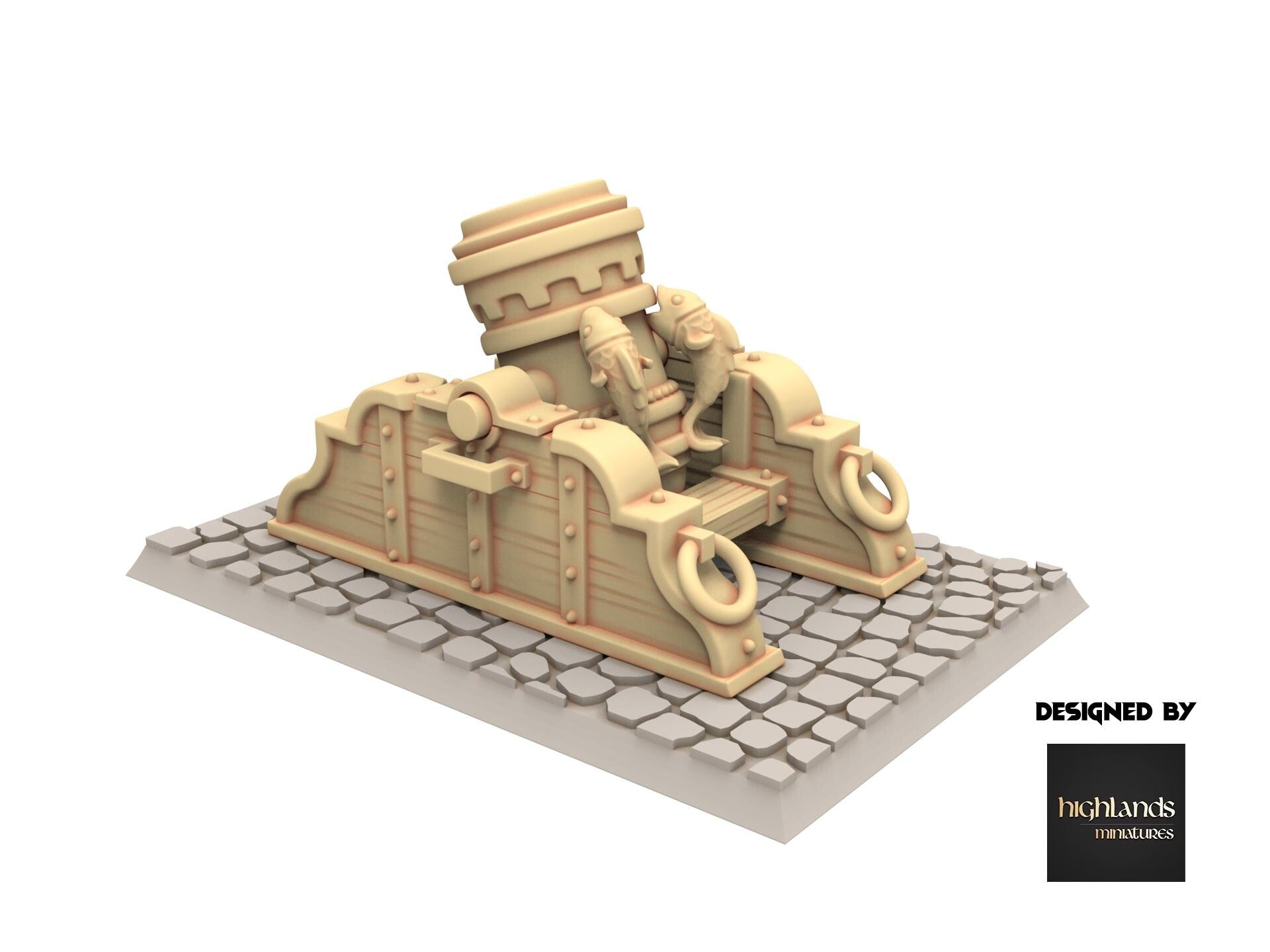 Imperial Fantasy - Mortar, Imperial artillery - Sunland - Highlands Miniatures