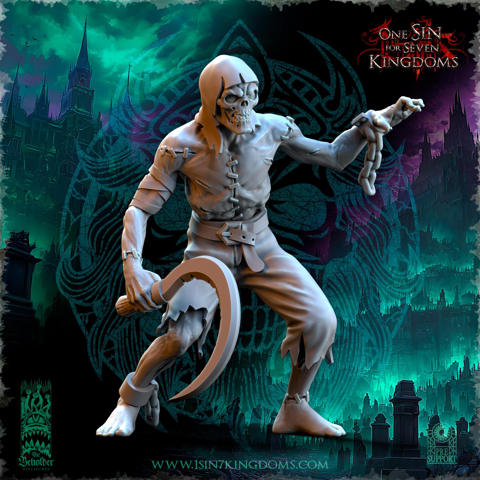 Undead 32/28mm - Brainless Walkers - Undying Legions - The Beholder Miniatures