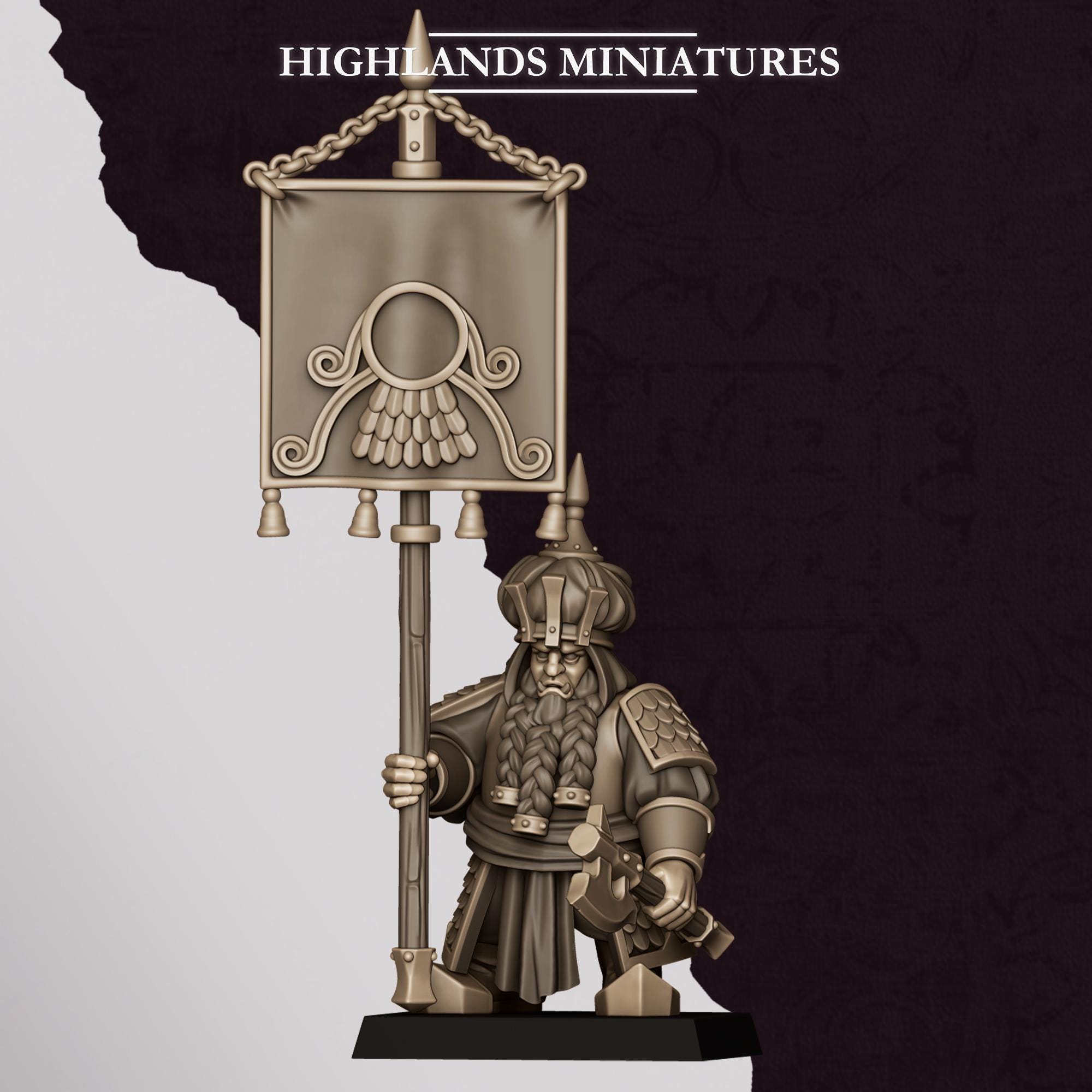 Chaos Dwarves - Warriors - Sons of Marduk - Highlands Miniatures