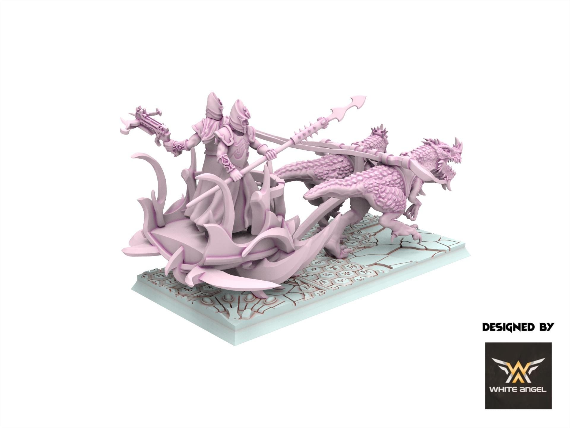 Dark Elves - Nightmare Chariot - Slaves of Darkness - White Angel Miniatures