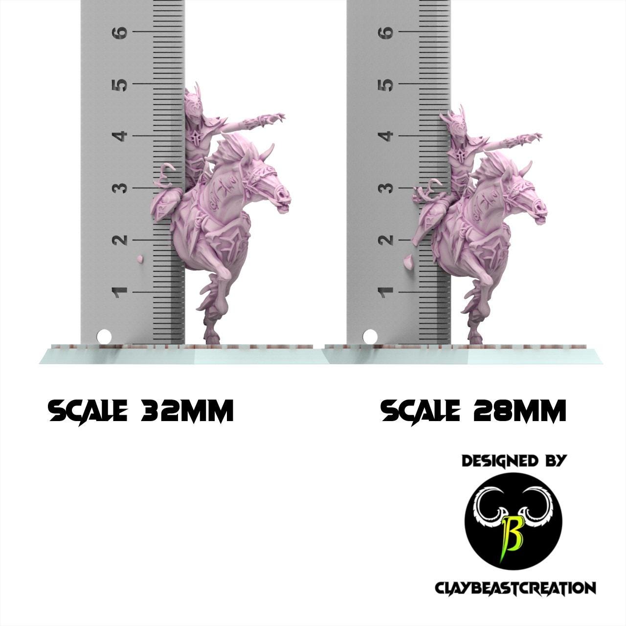 Dark Elves - Silk Cabalist - Cult of the Eight - ClayBeastCreation