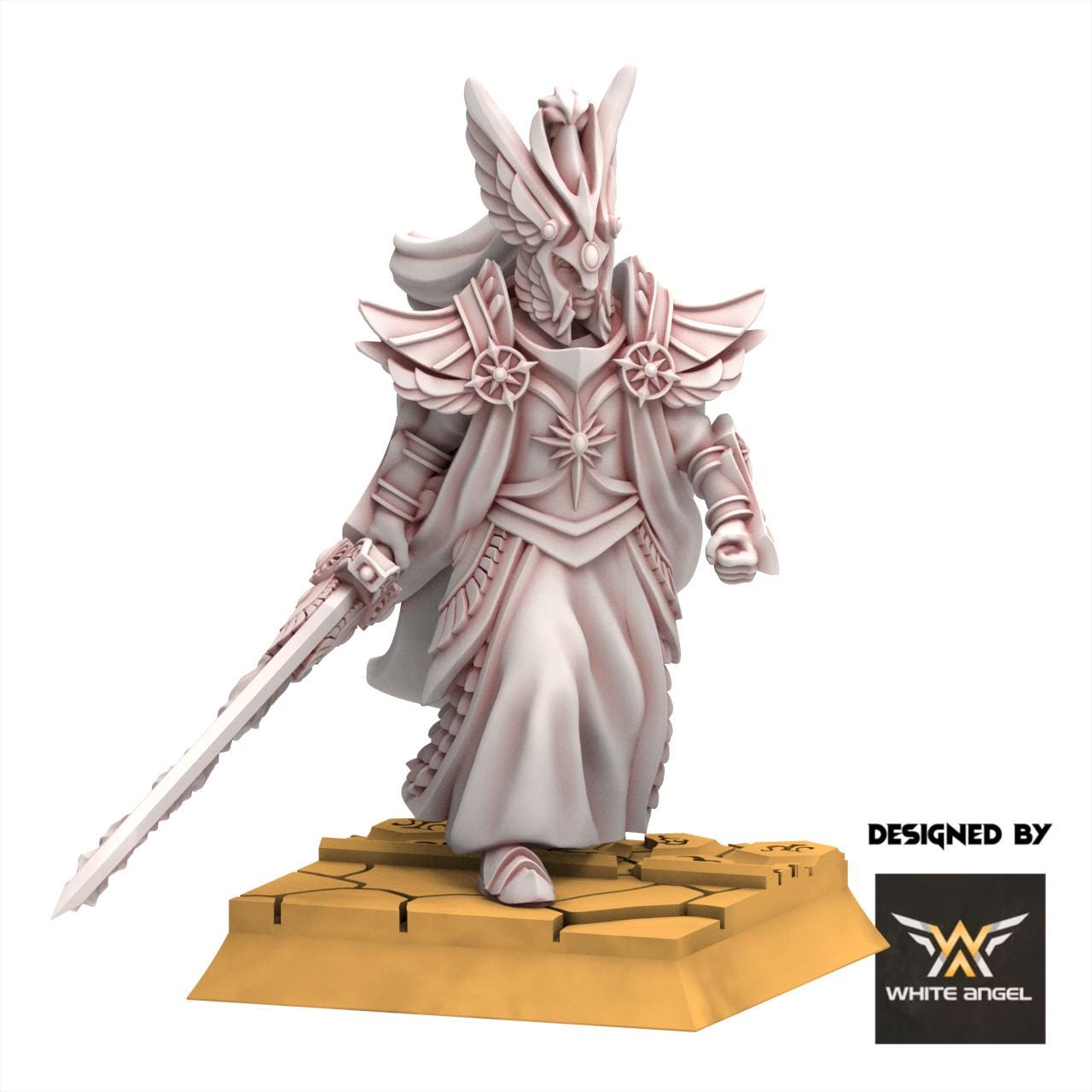 Hight Elves - Phoenix Commander - White Angel Miniatures