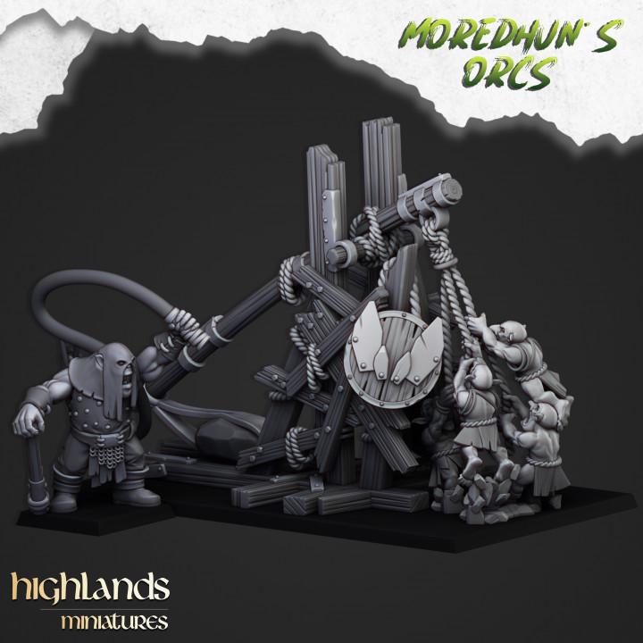 Orc & Goblin - Orc Stonethrower - Moredhun's Orc - Highlands Miniature