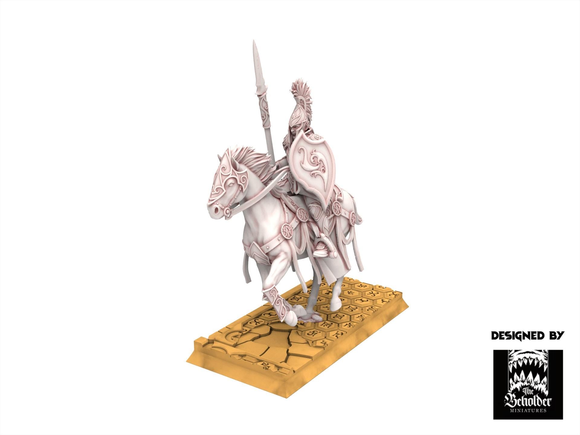 Hight Elves - Light Cavalry - Silvermoor - The Beholder Miniatures