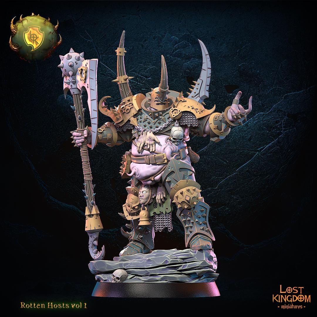 Fantasy Chaos - Decay God Champion - Lost Kingdom Miniatures