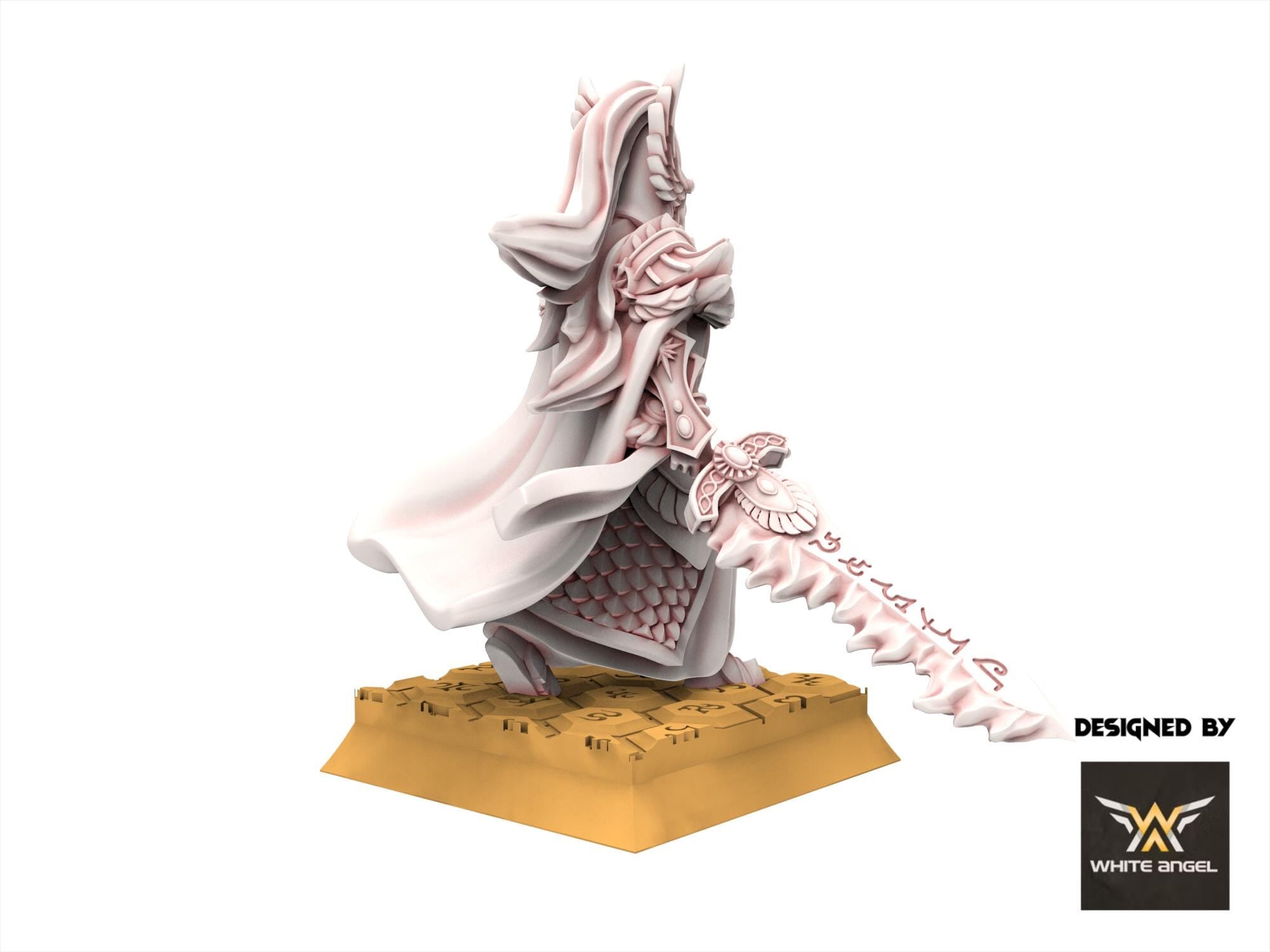 Hight Elves - Phoenix Commander - White Angel Miniatures