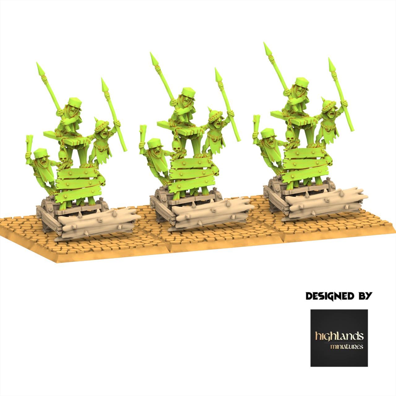 Orc & Goblin - Goblors Roller - Steppe Goblin - Highlands Miniature