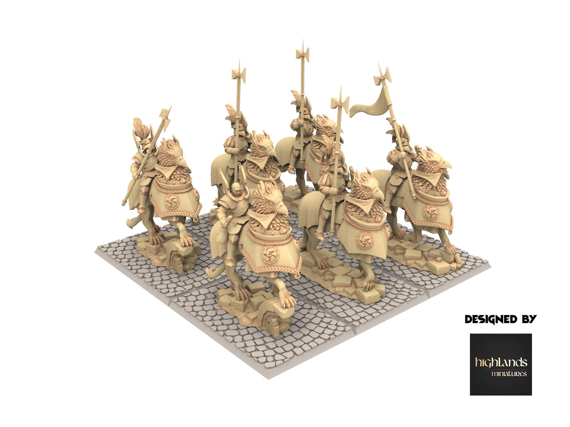 Imperial Fantasy - Griffins Knights - Sunland - Highlands Miniatures