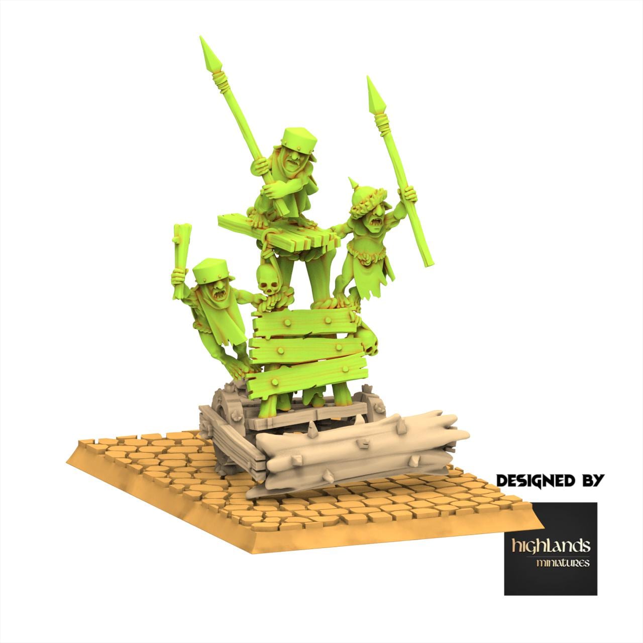 Orc & Goblin - Goblors Roller - Steppe Goblin - Highlands Miniature