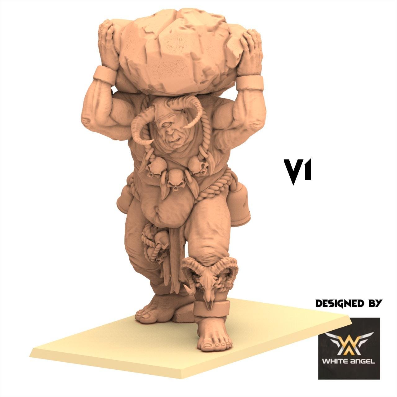 Beastmen - Infernal Cyclops - White Angel Miniatures
