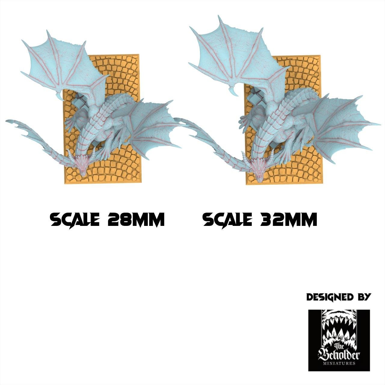 Fantasy Chaos - Wuthang, the Wasteland Dragon - Realm of Mayhem - The Beholder Miniatures