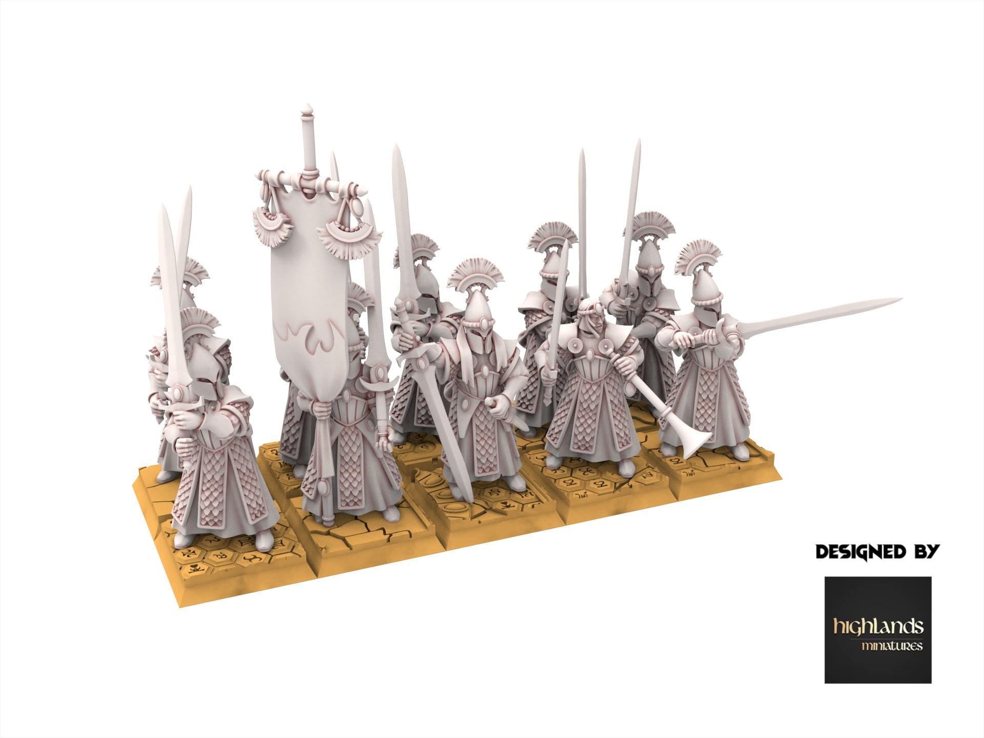 Hight Elves - Sword of Messara - Aegean - Highlands Miniatures