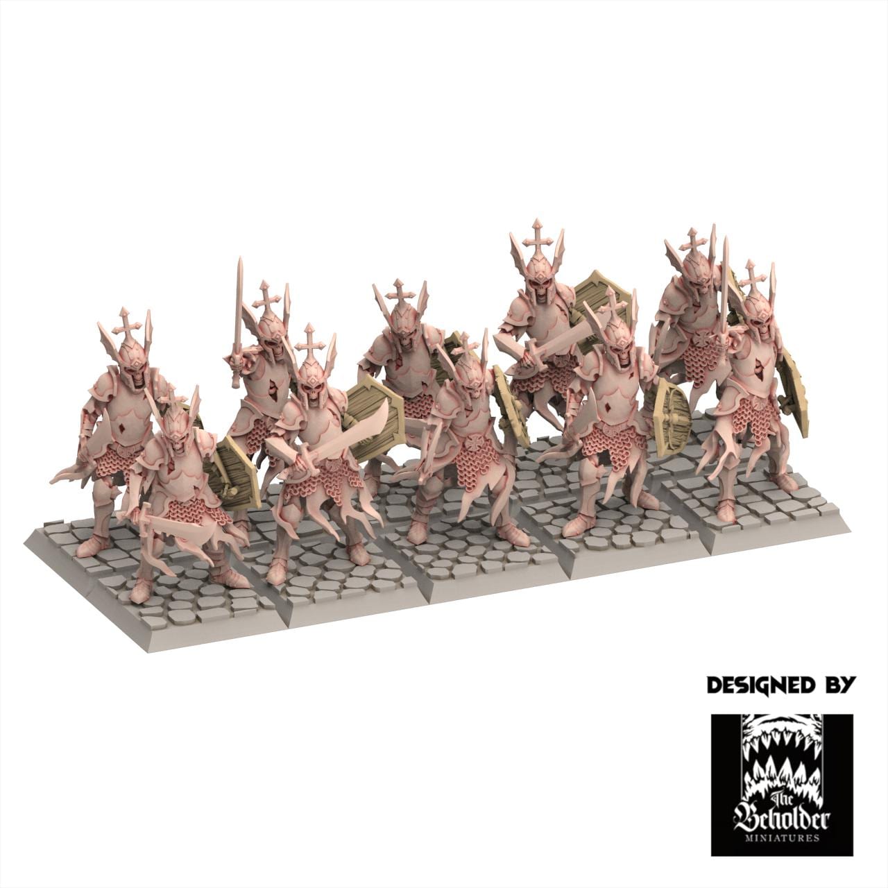 Undead 32/28mm - Crypt Guards - Undying Legions - The Beholder Miniatures