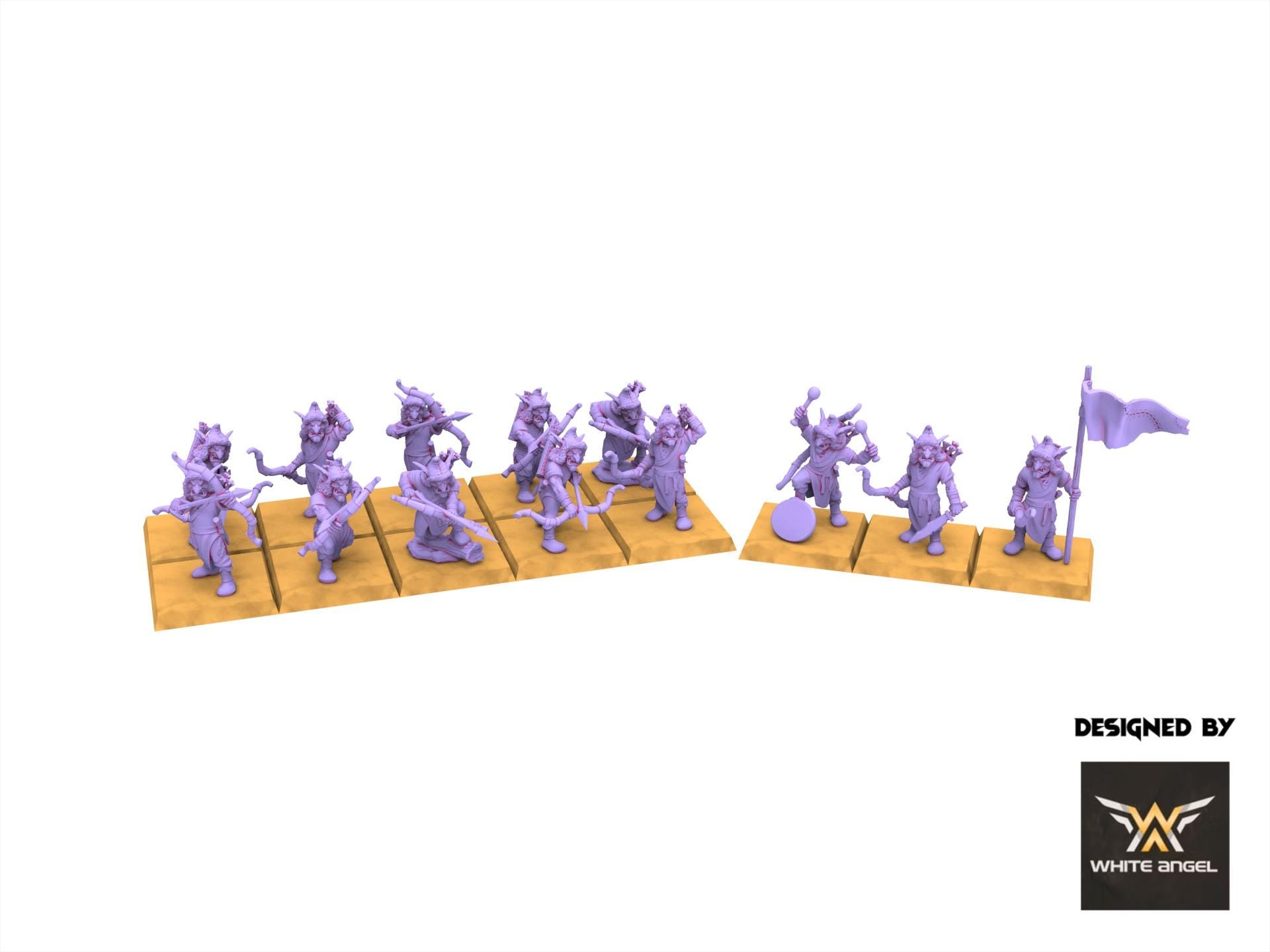 Chaos Dwarves - Infernal Goblin Arrow - Infernal Dwarves - White Angel Miniatures