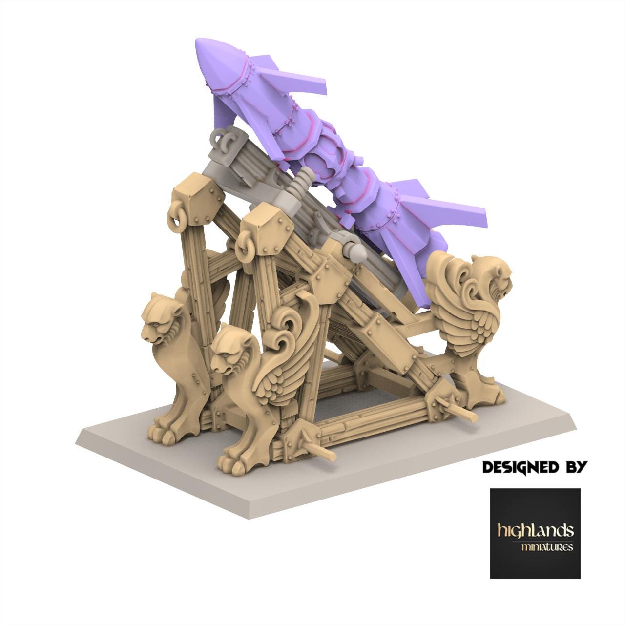 Chaos Dwarves - Rocket Launcher - Sons of Marduk - Highlands Miniatures