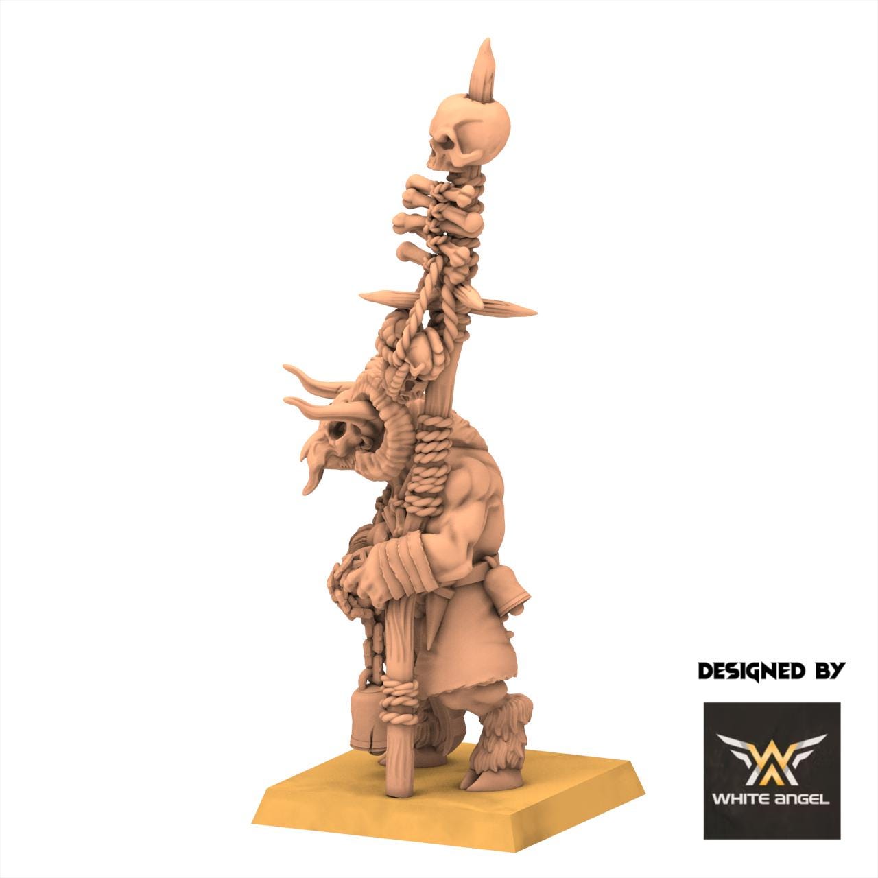 Beastmen - Beast High Shaman - White Angel Miniatures