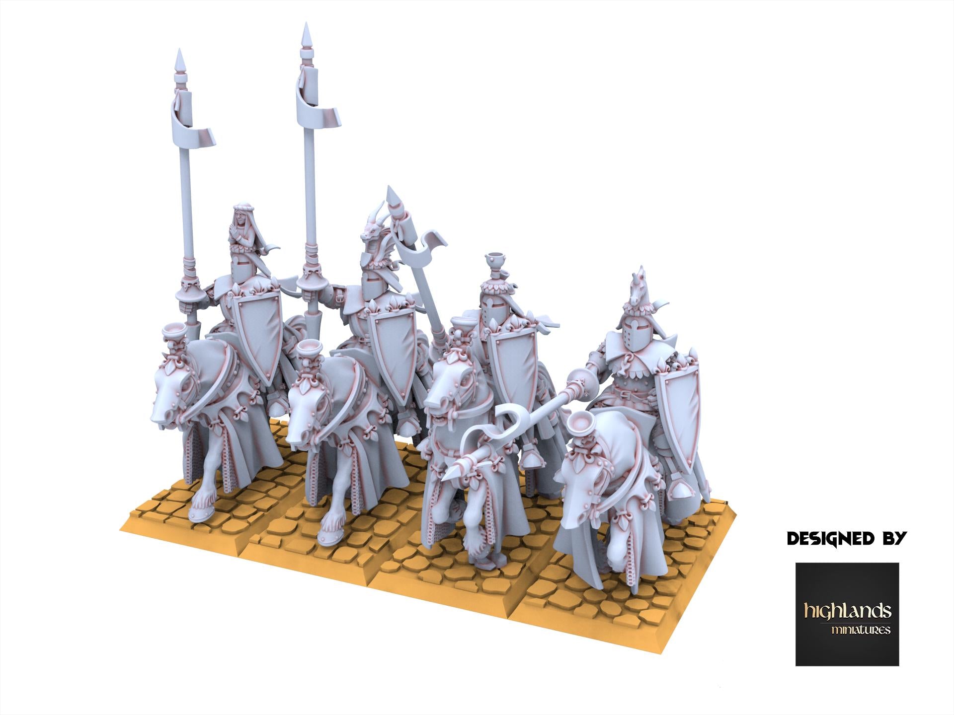 Arthurian Knights - Royal Knights - Gallia - Highlands Miniatures