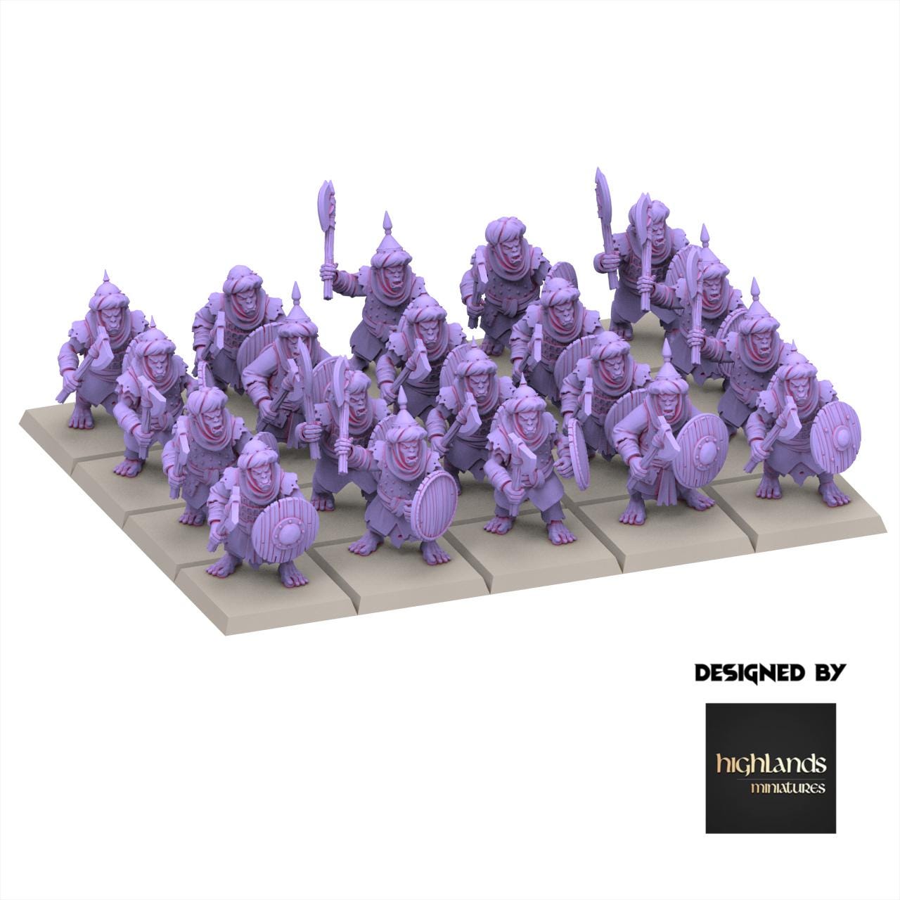 Chaos Dwarves - Hobgoblin Warrior - Sons of Marduk - Highlands Miniatures