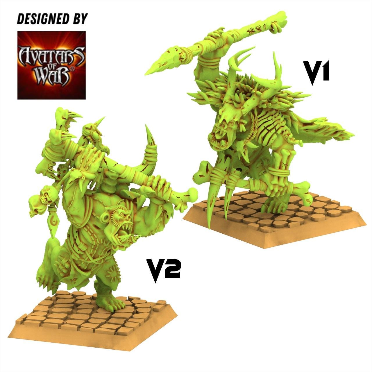 Orc & Goblin - Savage Orcs Warlords - 28/32mm scale - Avatar of War
