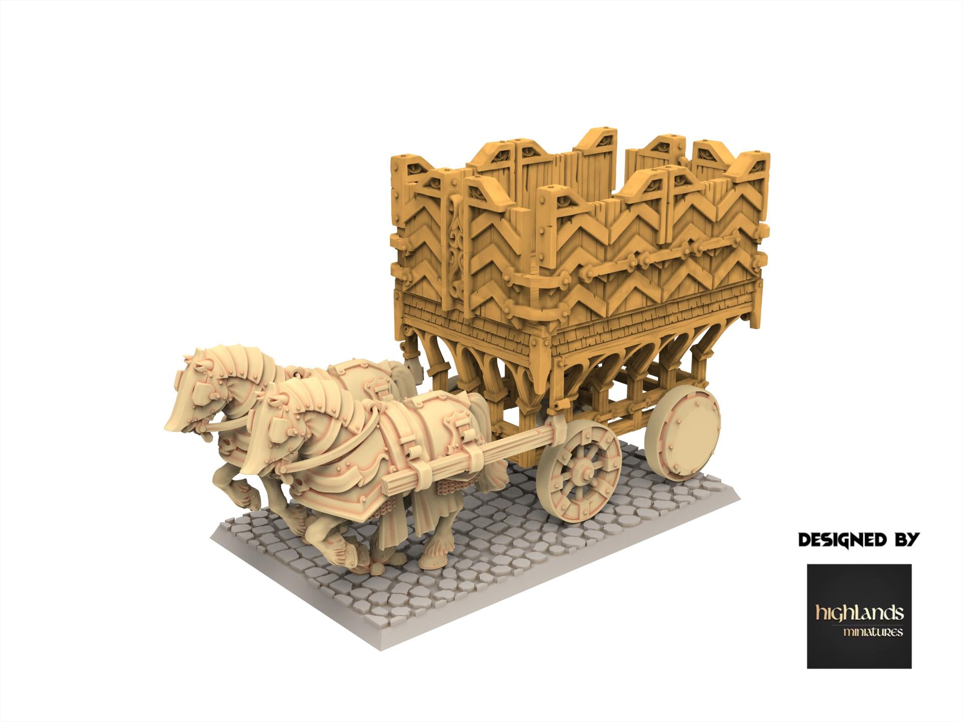 Imperial Fantasy - Armored Wagon - Sunland - Highlands Miniatures