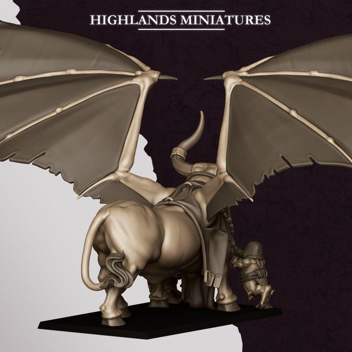 Chaos Dwarves - Bull - Sons of Marduk - Highlands Miniatures