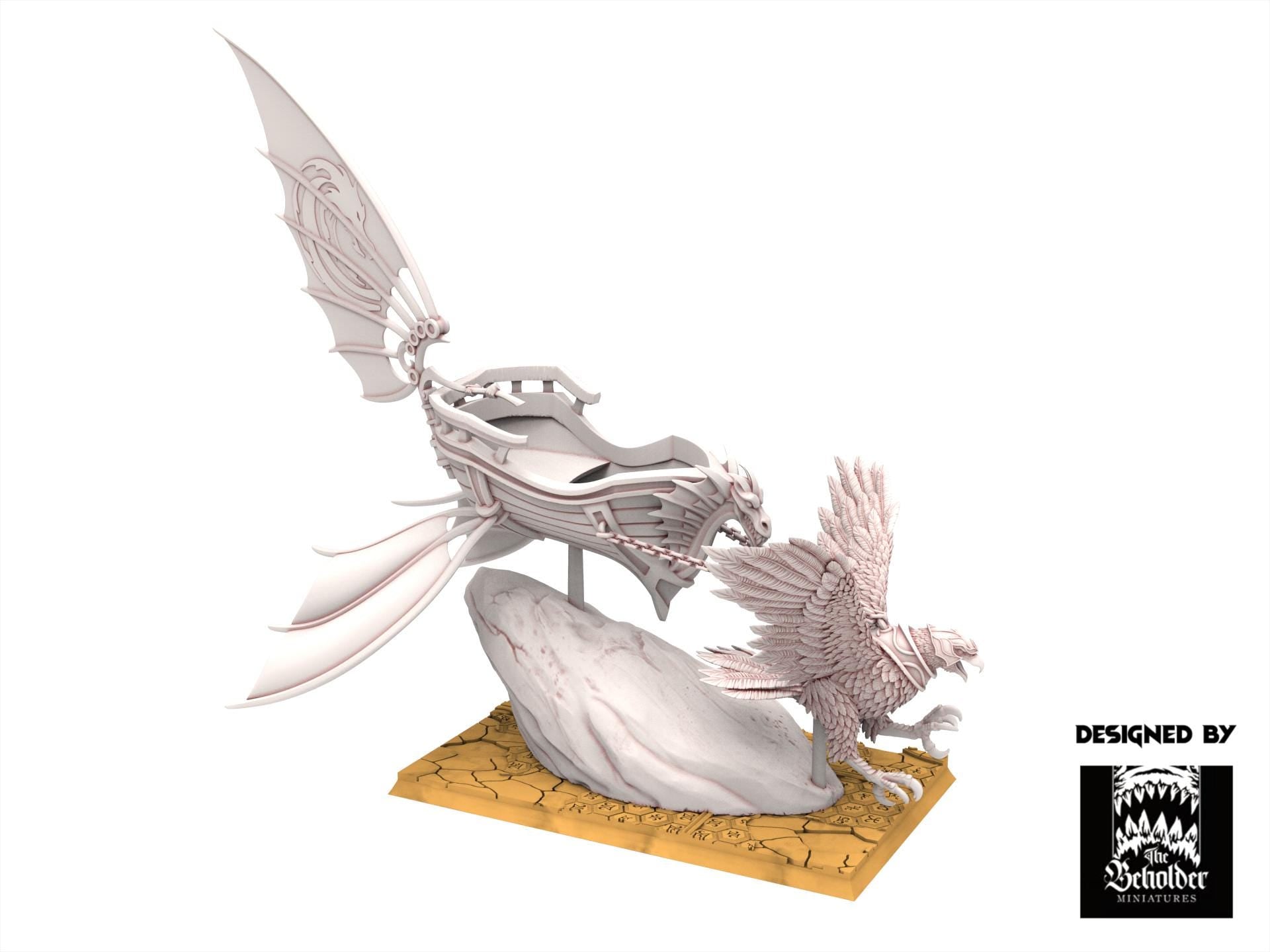 Hight Elves - Eagle Chariot - Silvermoor - The Beholder Miniatures