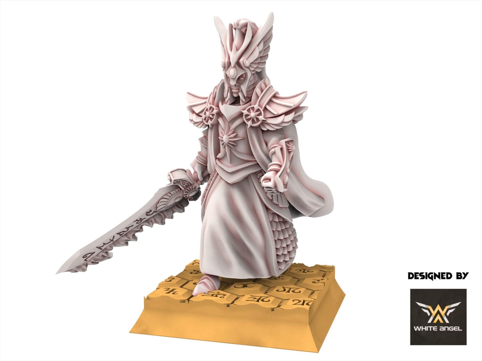 Hight Elves - Phoenix Commander - White Angel Miniatures