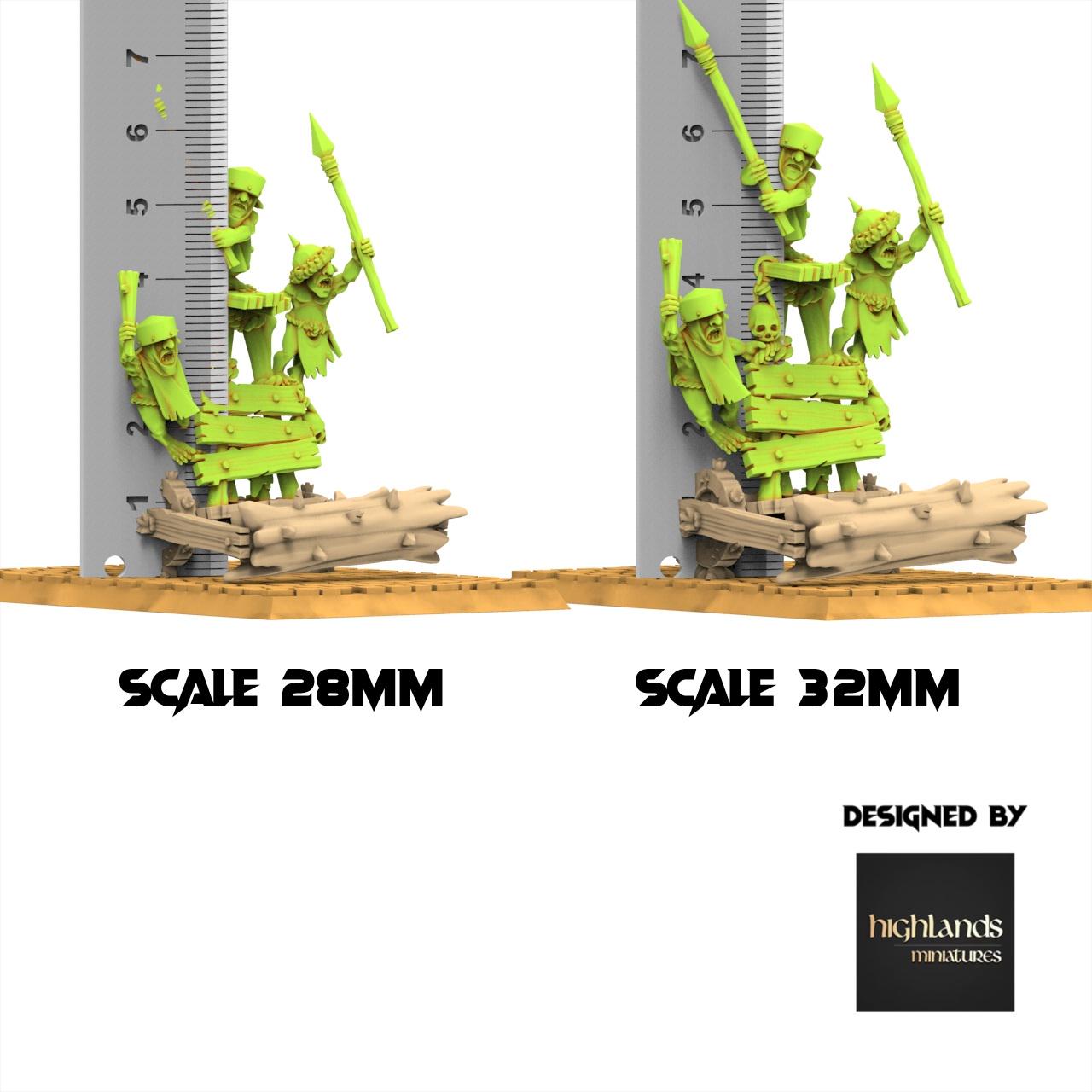 Orc & Goblin - Goblors Roller - Steppe Goblin - Highlands Miniature
