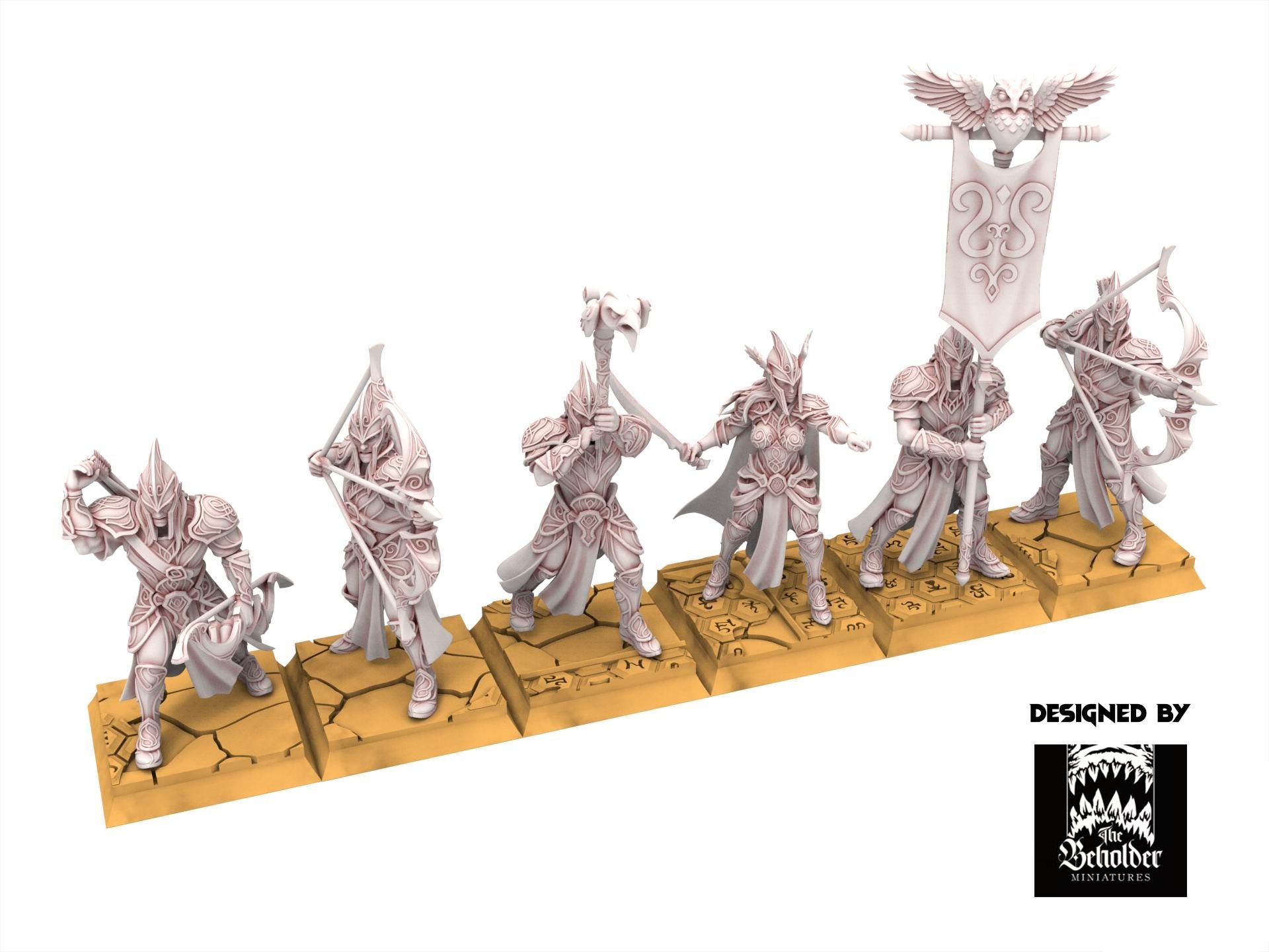 Hight Elves - Archers - Silvermoor - The Beholder Miniatures