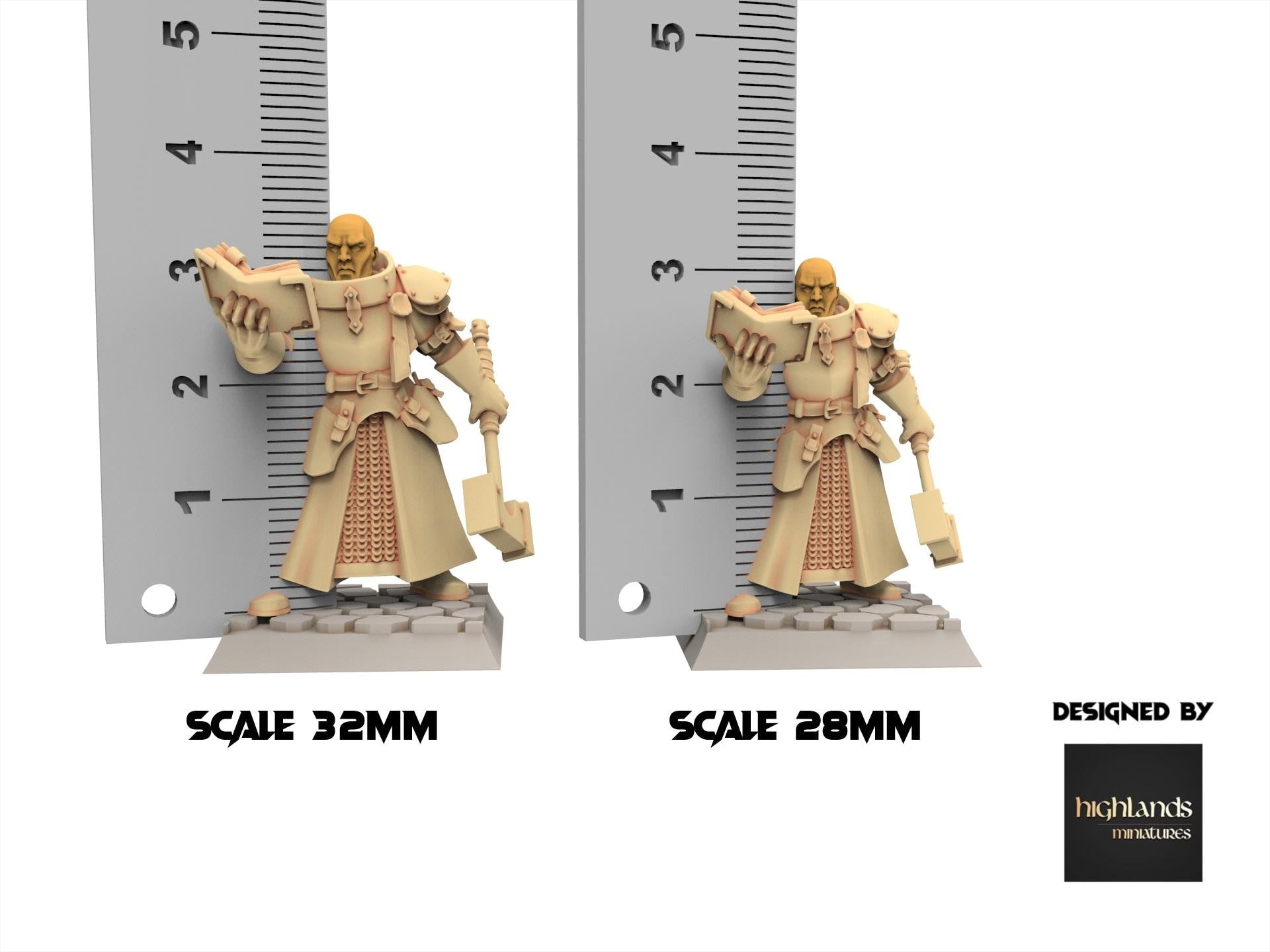 Imperial Fantasy - Battle Priest - Sunland - Highlands Miniatures