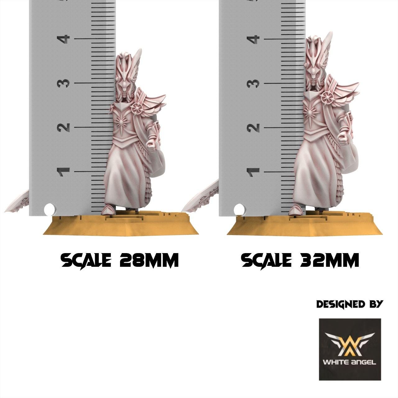 Hight Elves - Phoenix Commander - White Angel Miniatures