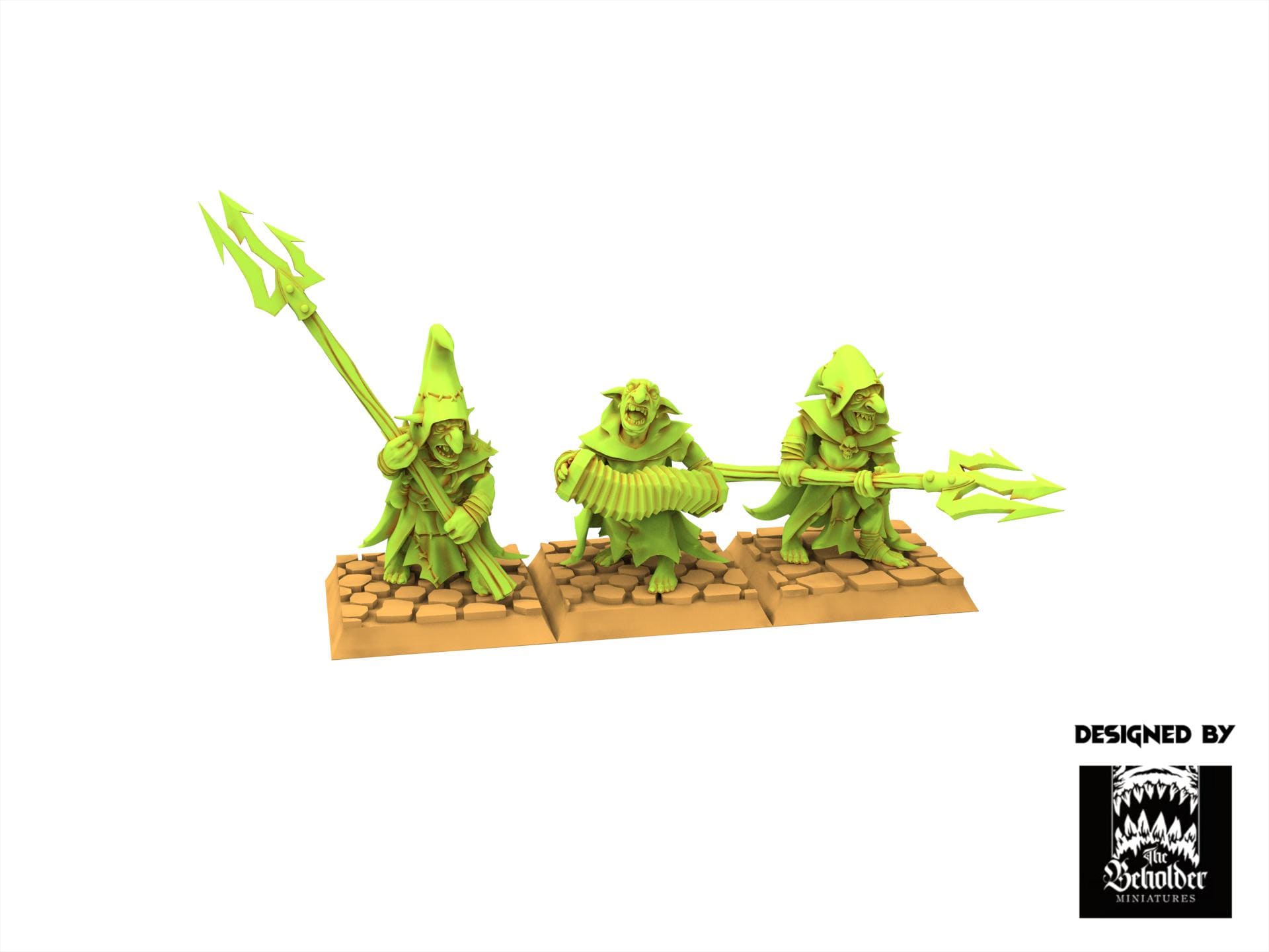 Orc & Goblin - Kavehorrors Whisperers - The Black horde - The Beholder Miniatures
